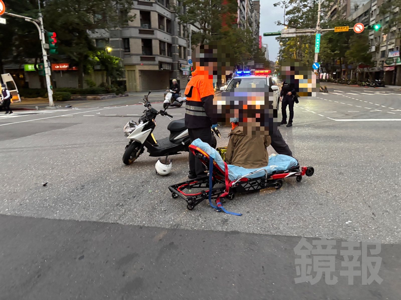 北市警趕上班釀悲劇　撞擊闖紅燈82歲嬤傷重不治身亡