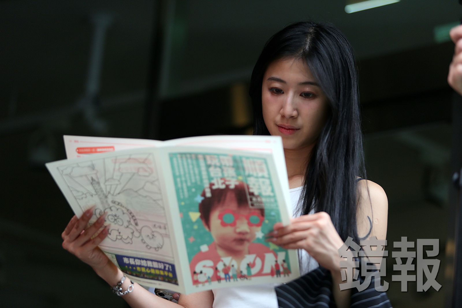 《順報》封面幕後曝光！設計師女兒意外成主角　拍板前先問孩子意願