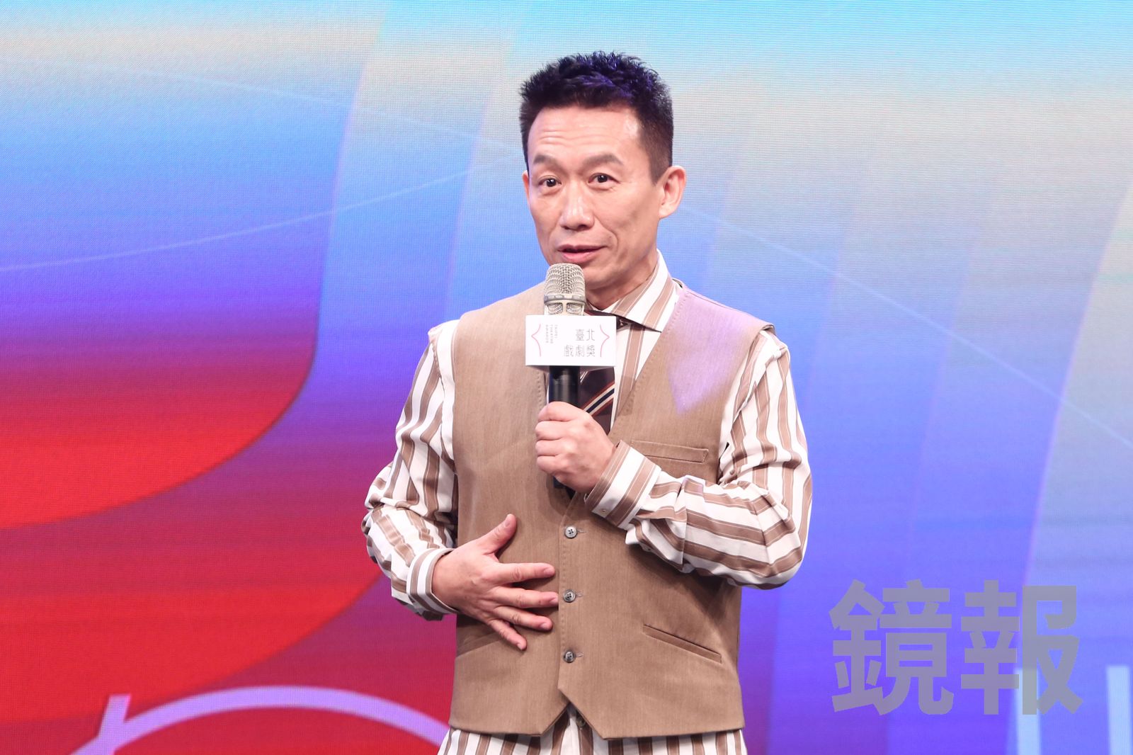 郭子乾出席第二屆台北戲劇節入圍名單宣布記者會。李鍾泉攝