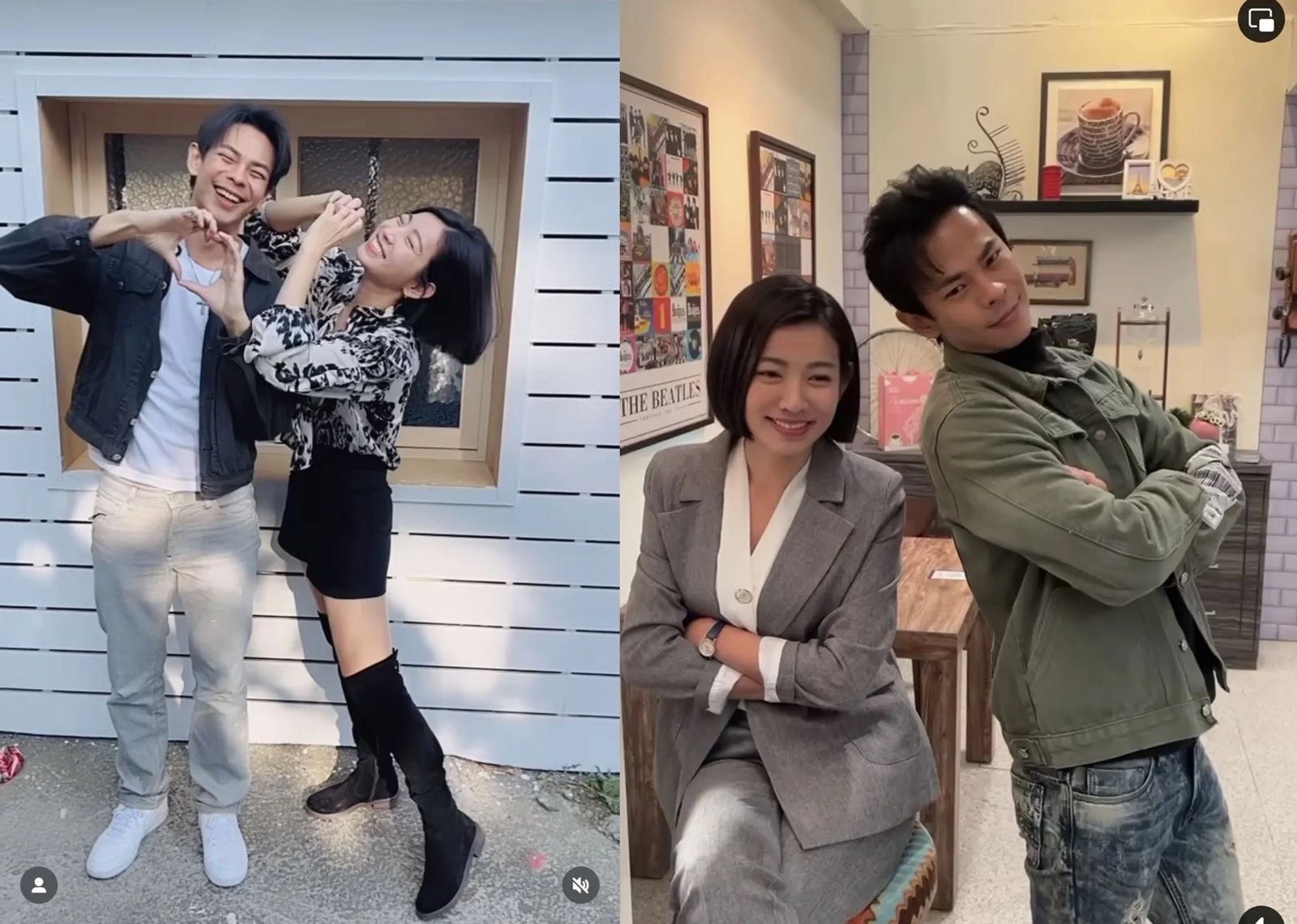 米可白與孫綻交往２年見過雙方家長感情穩定。翻攝米可白臉書