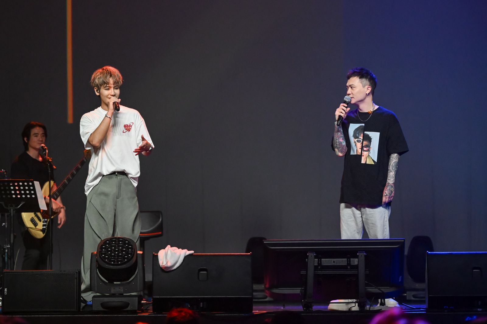 鼓鼓、蕭秉治3日在吉隆坡舉辧演唱會。相信音樂提供