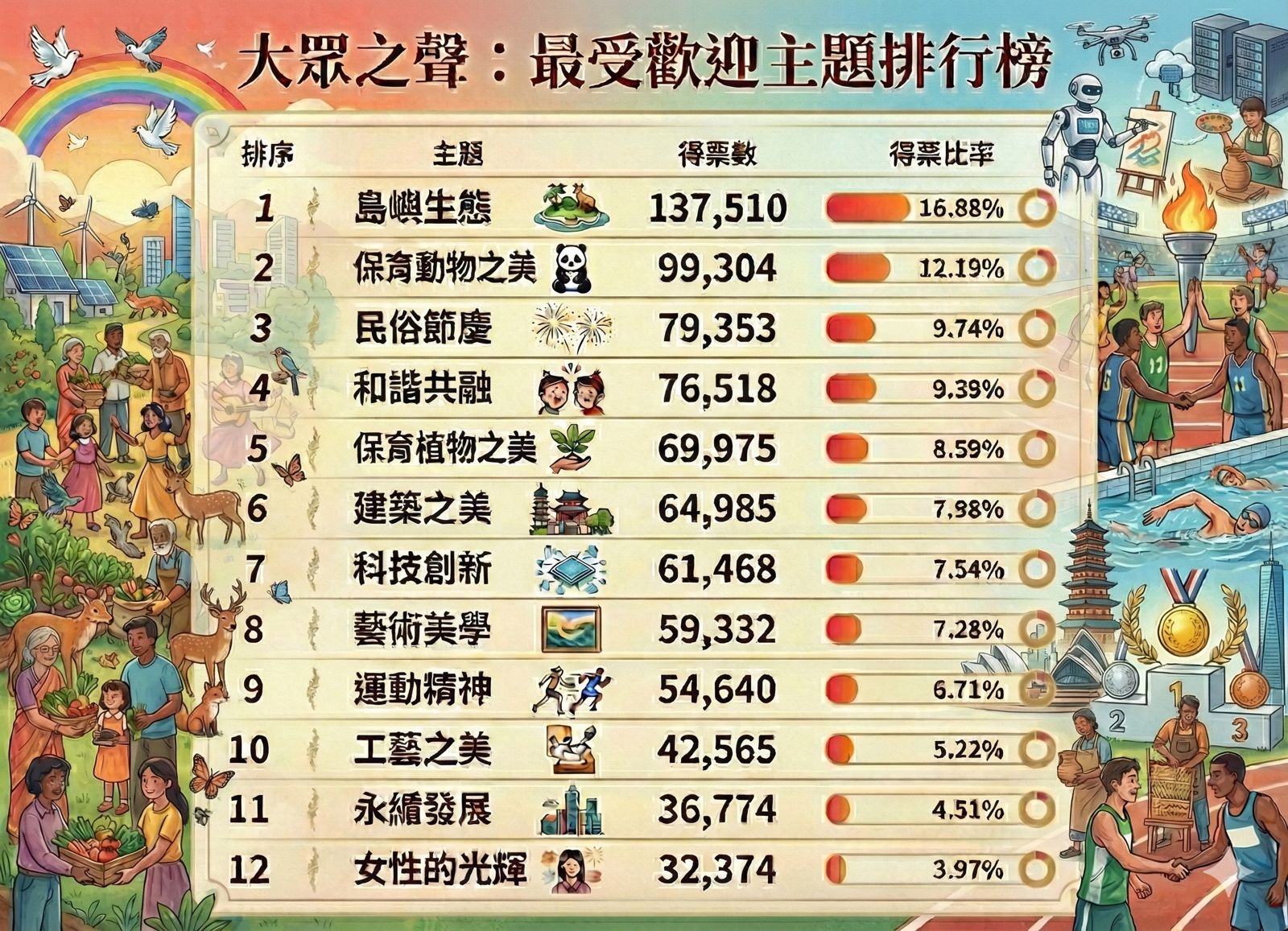 央行真的要花大錢換鈔了？　近20萬人搶投票新鈔主題　第一名不是科技是「生態」