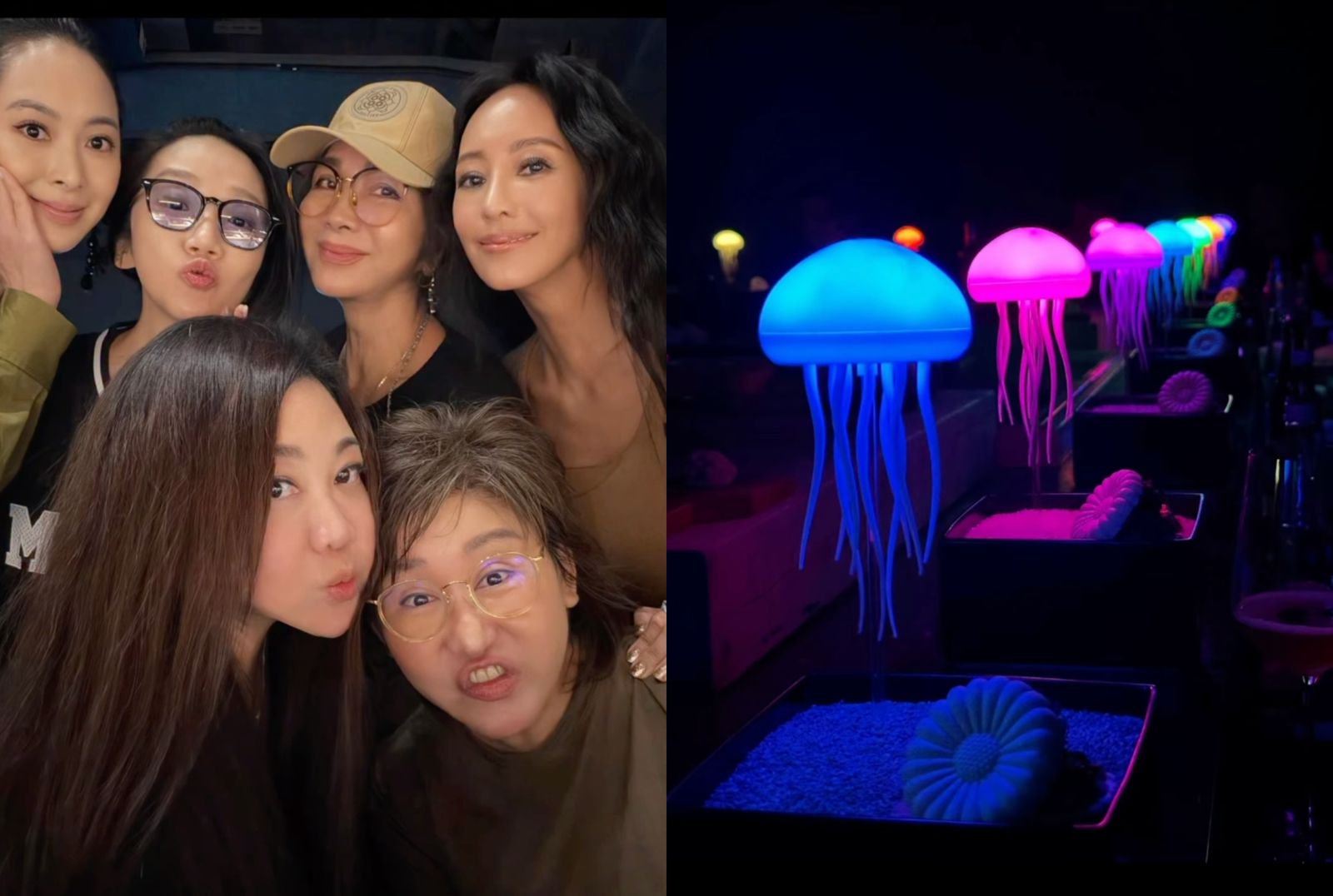 藍心湄在高級日料店。翻攝IG@kwanterri