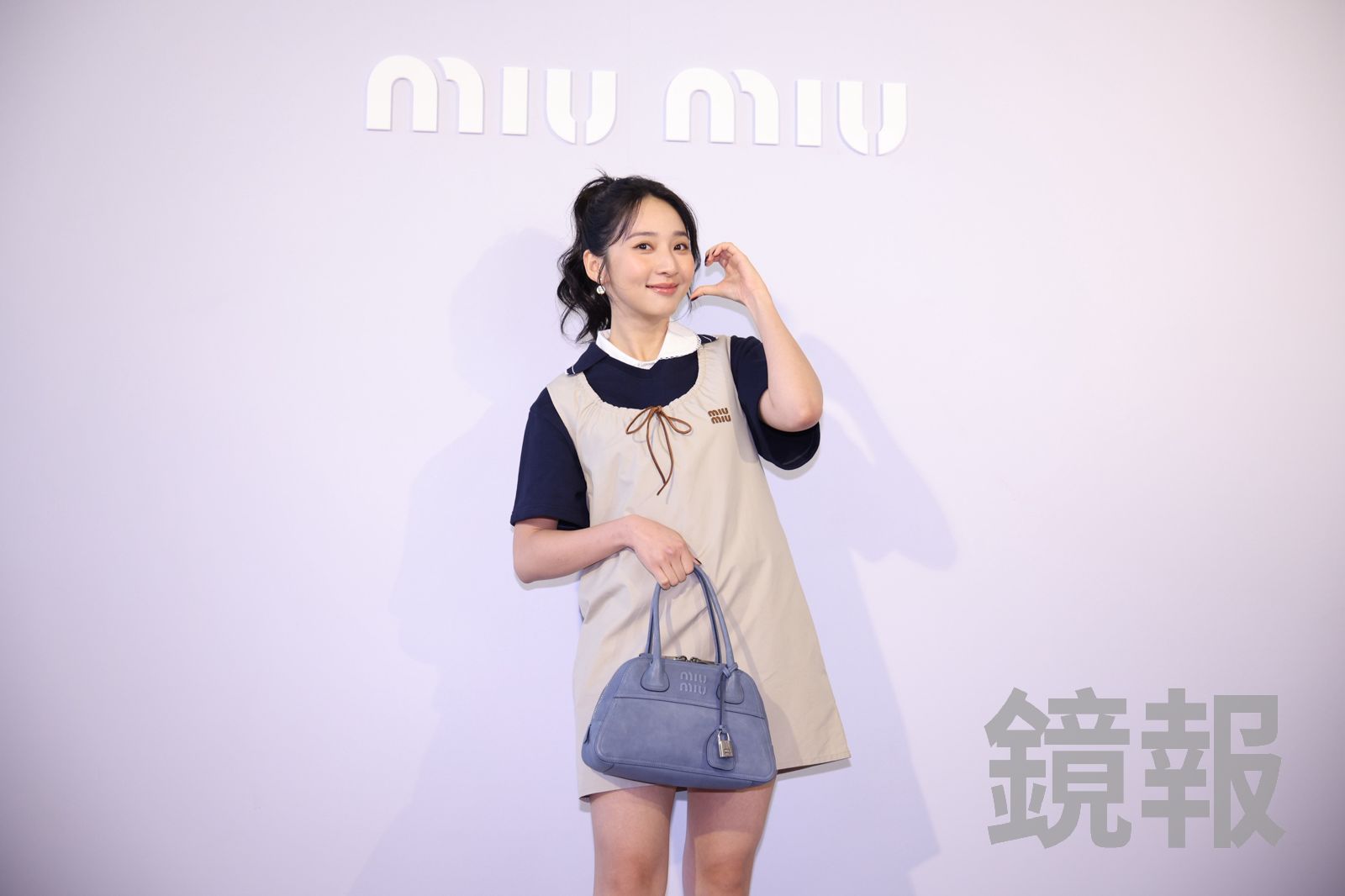 李沐放送臉頰愛心引來粉絲尖叫。劉耀勻攝