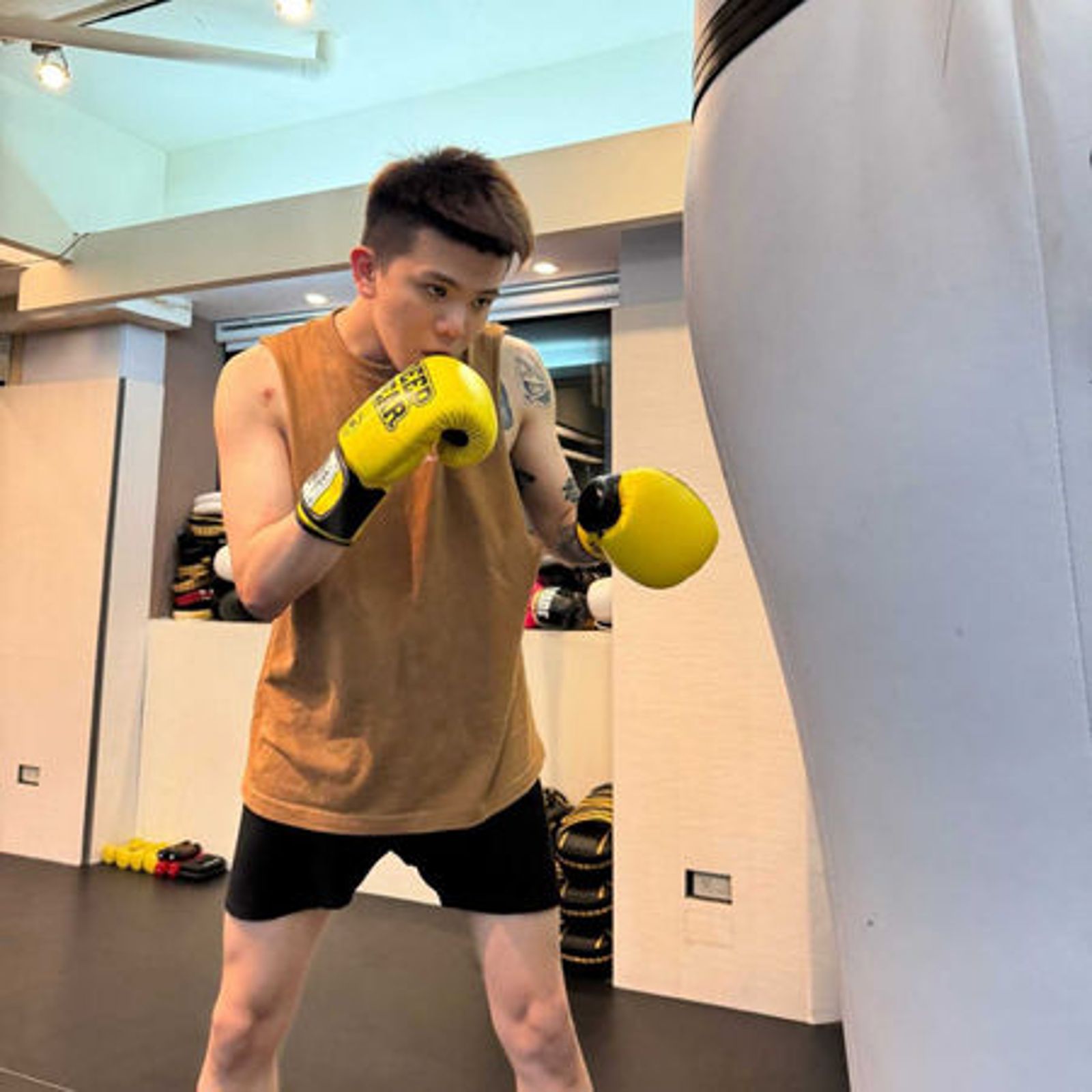 孫生積極練習拳擊。翻攝孫生IG