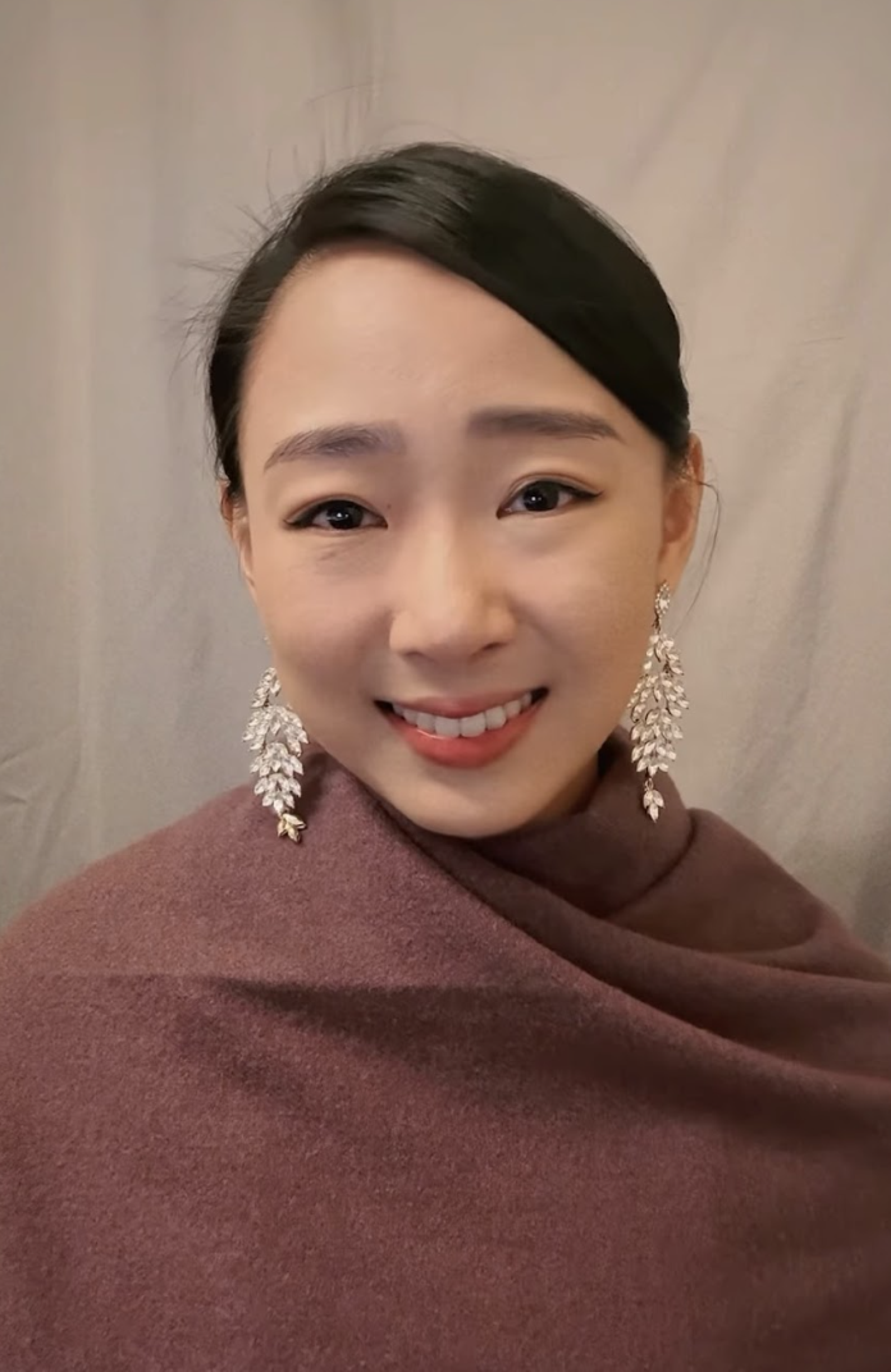 杜蕾線上觀看典禮，並錄製得獎感言。大愛提供