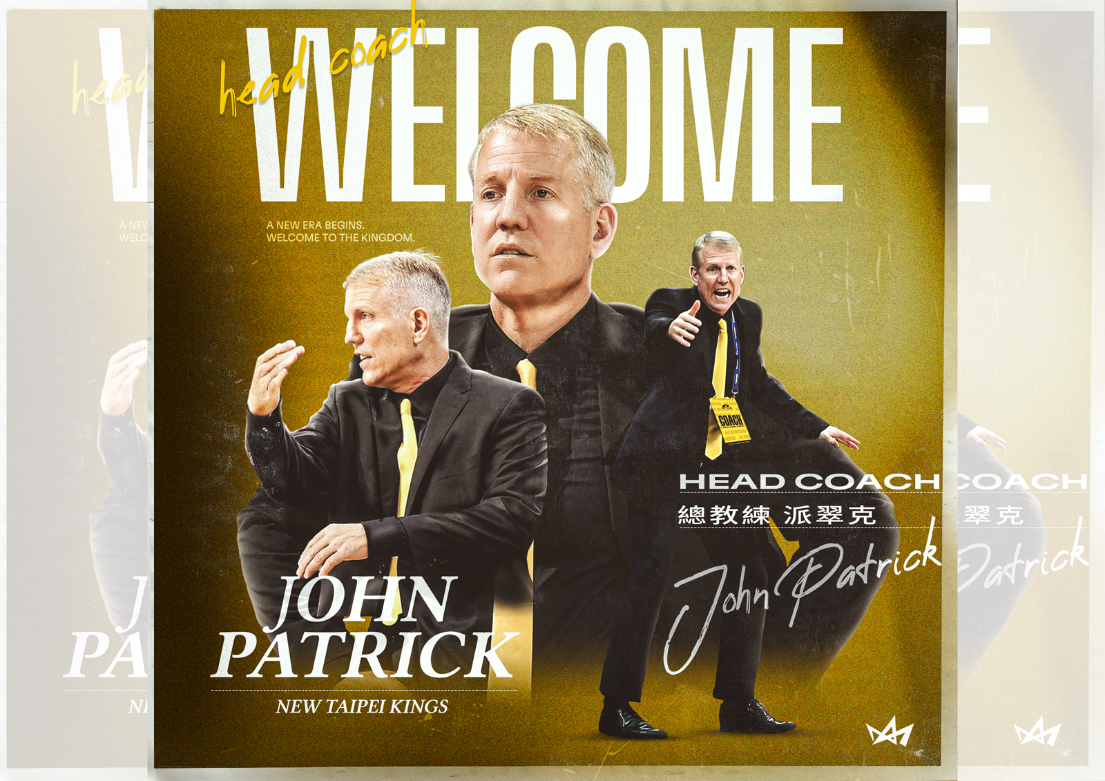 TPBL/冠軍名帥接掌國王兵符 John Patrick正式上任