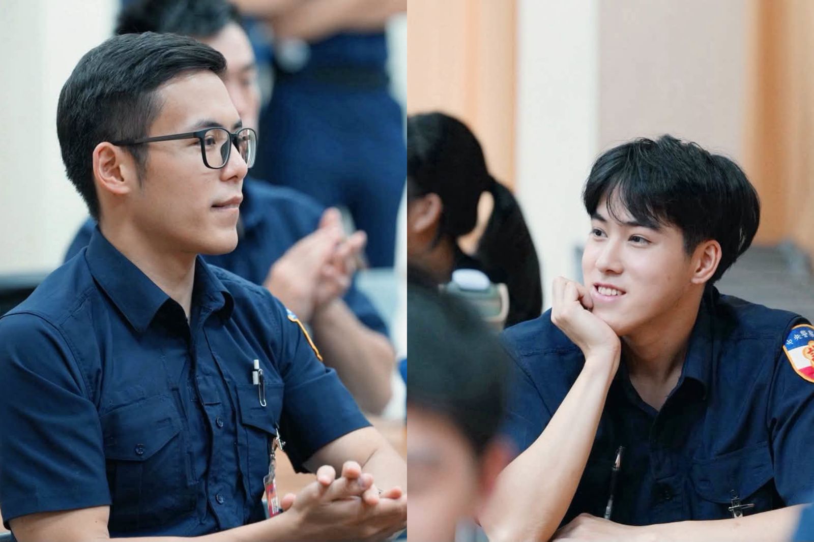網友見實習生長相,笑說上路不知該看哪,要準警察們手下留情。圖/高雄市政府警察局