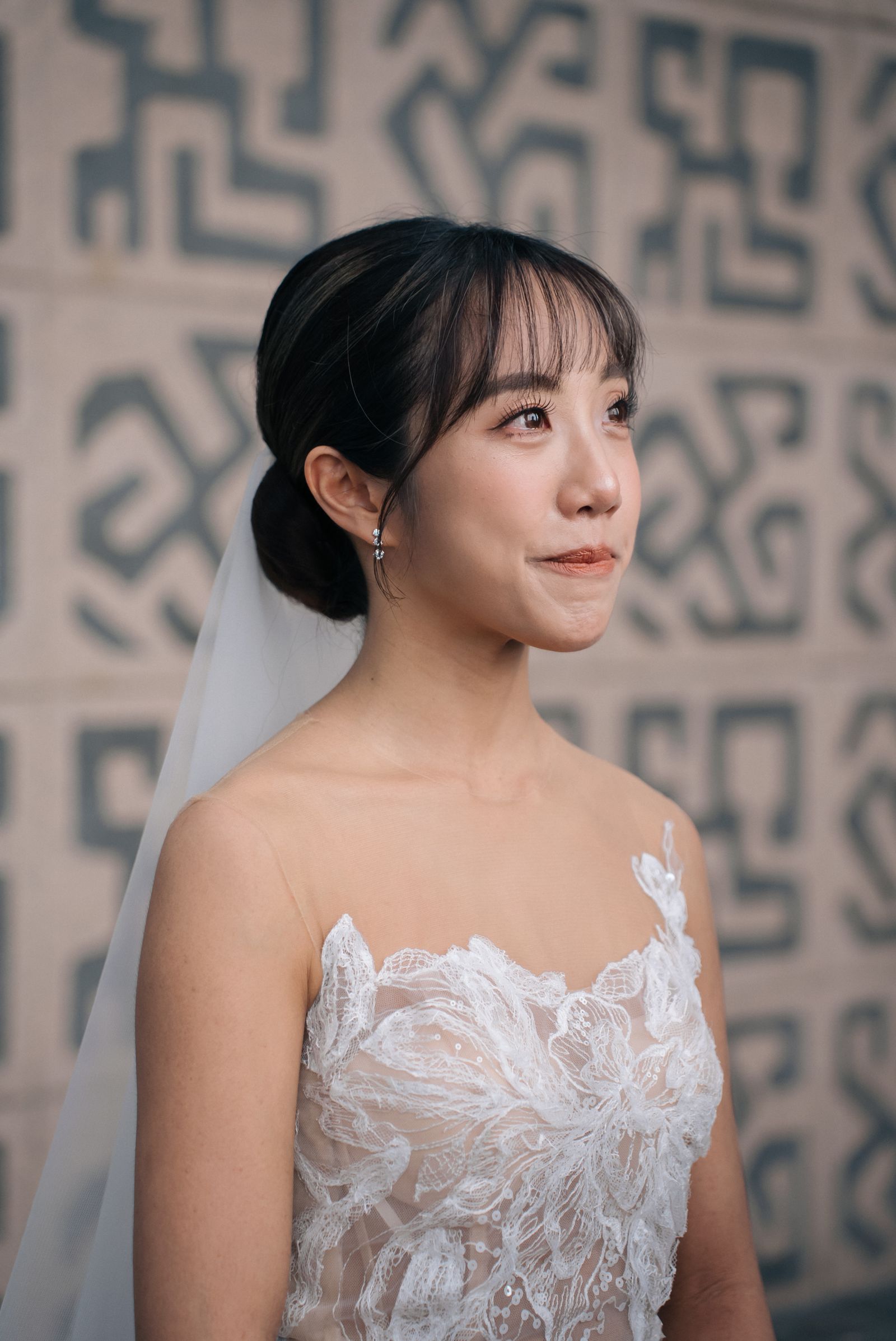 蔡佩軒與新加坡籍老公日前完婚。可瑞思國際娛樂提供