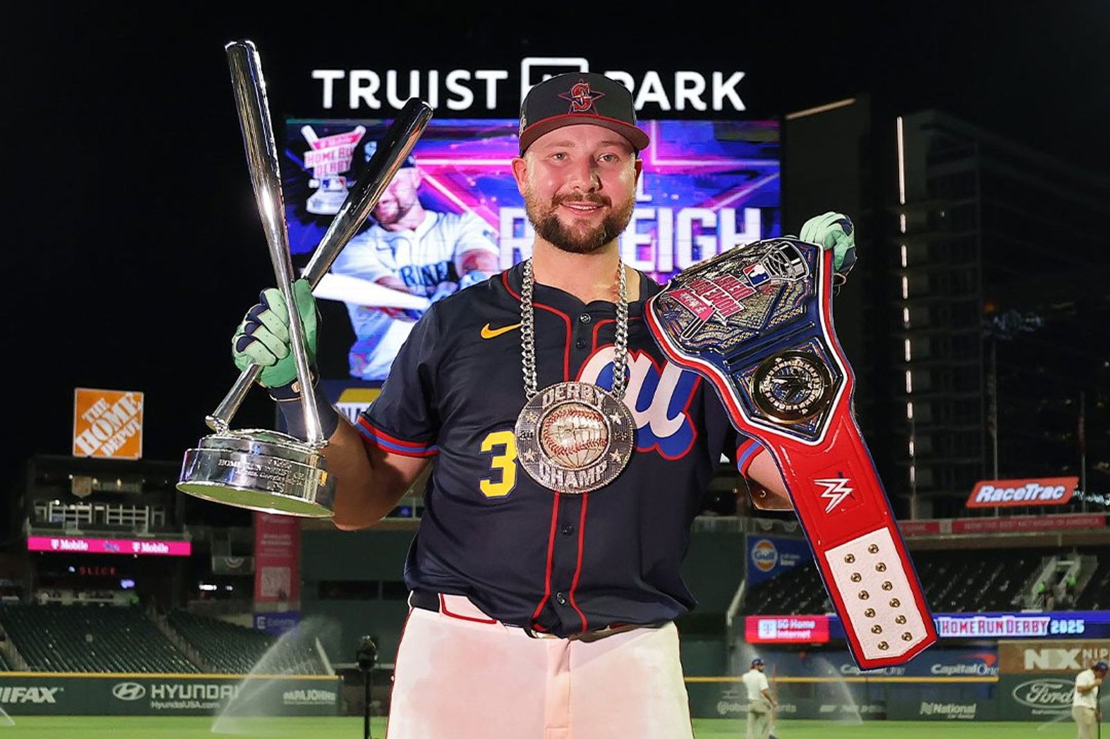 MLB明星賽／全能鐵捕Raleigh榮登新科全壘打王　家人陪伴見證榮耀