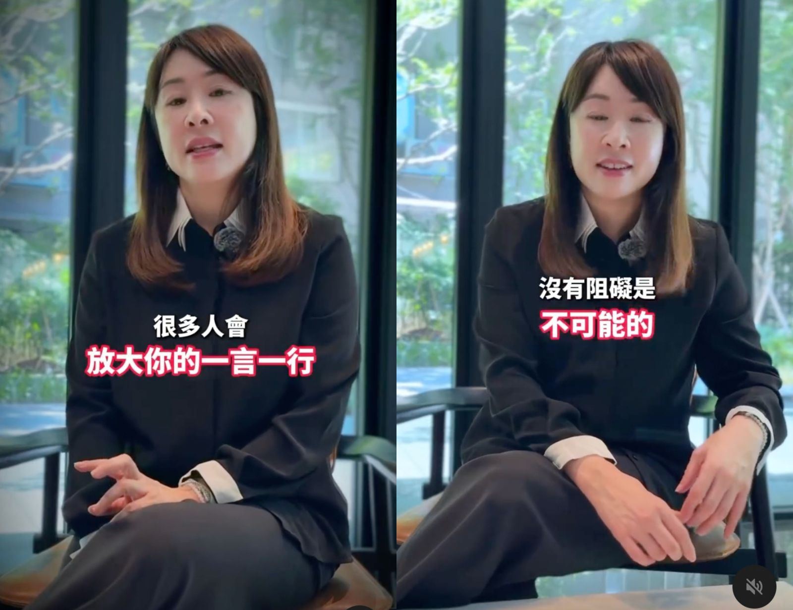 路永佳回答嫁豪門相關問題。翻攝threads@@clarelu_j3