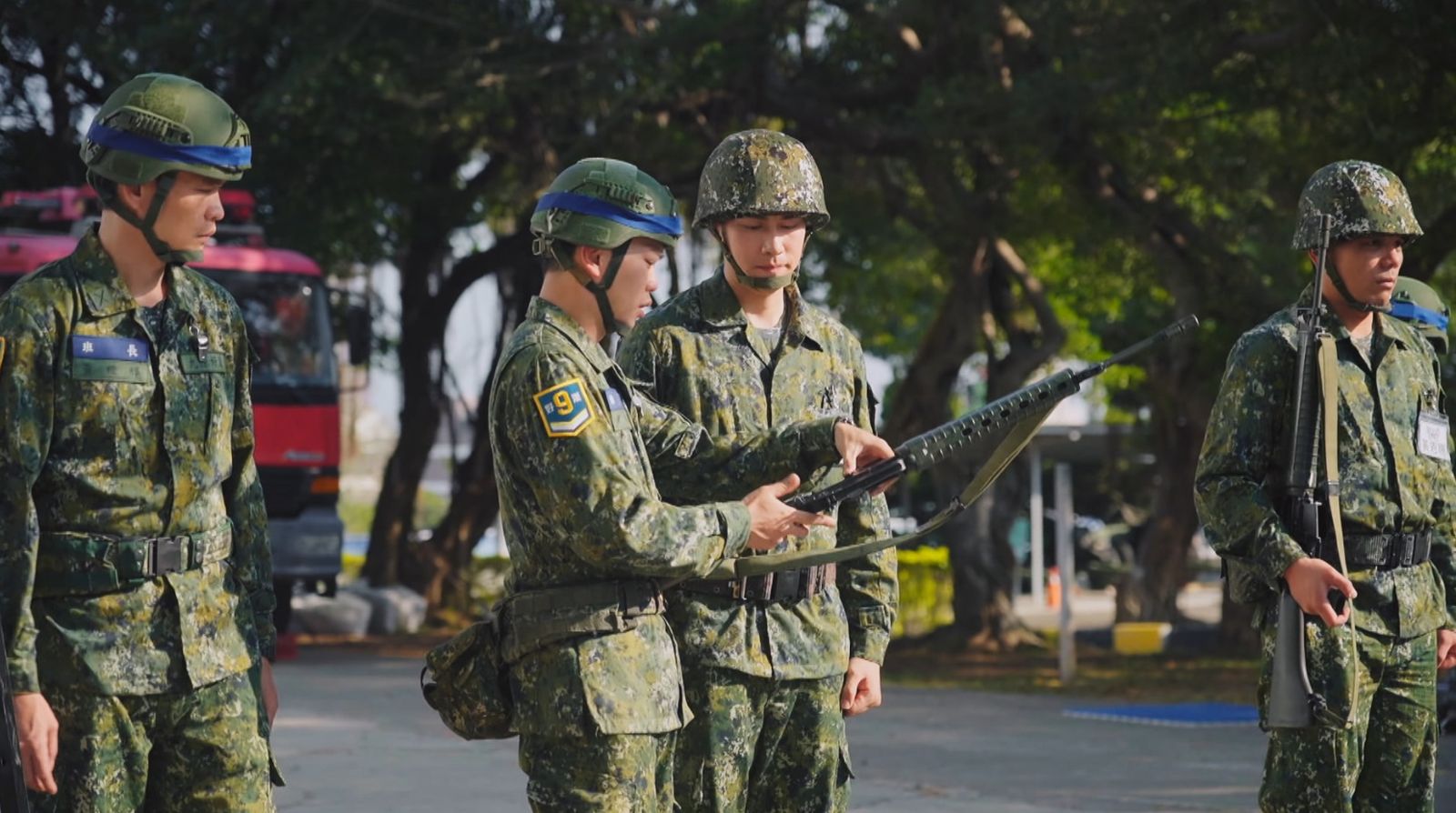 潘君侖因家人的一通電話過度擔心，導致訓練狀態不佳。台視提供