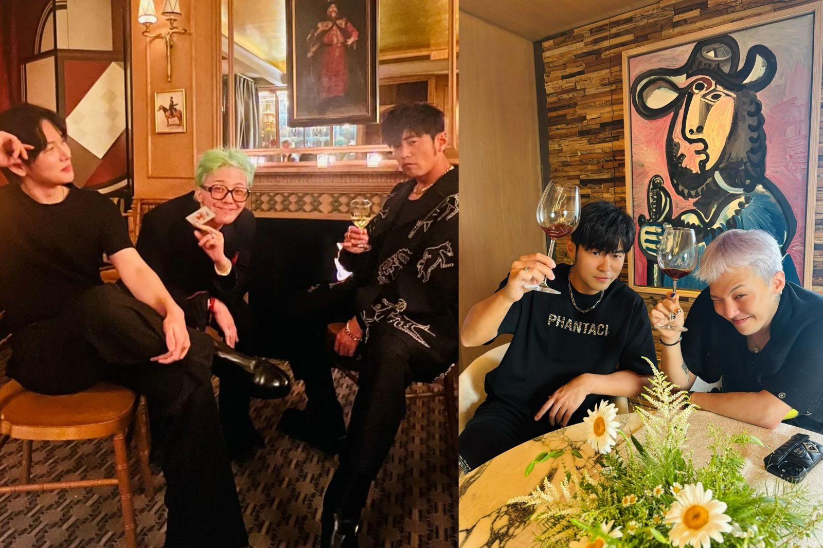 獨家／周杰倫家中藏畢卡索真跡！　與GD舉杯背後藏破億「火槍手」名畫