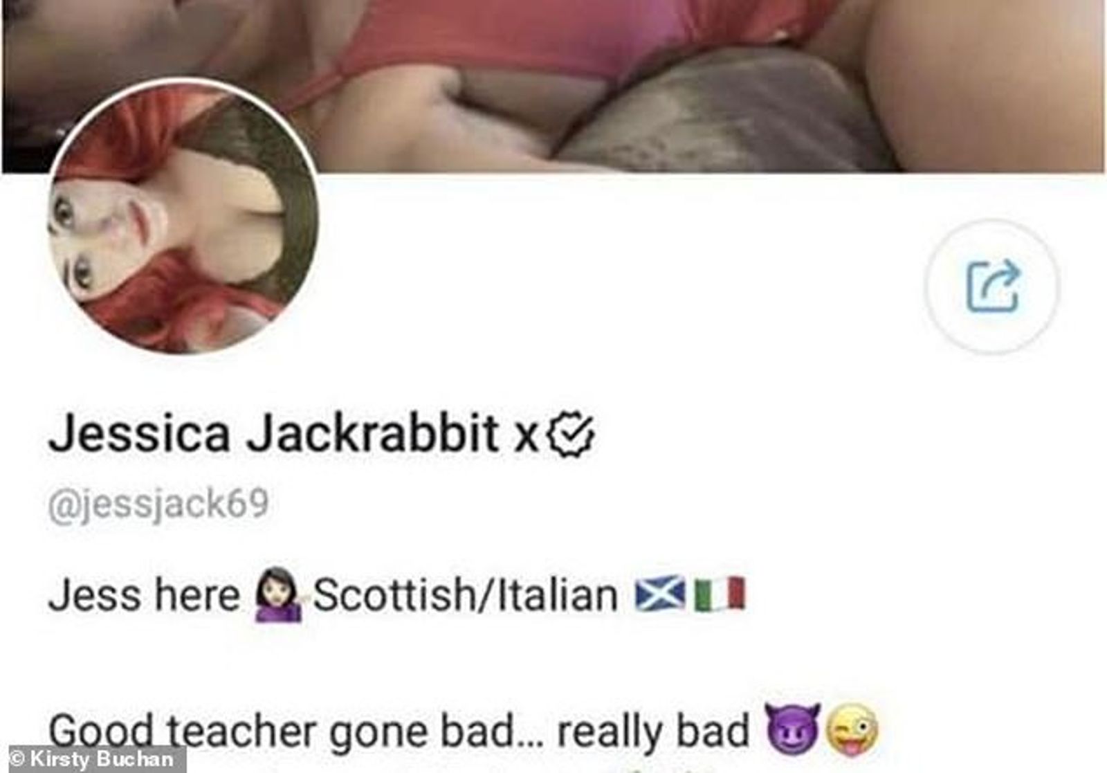 巴坎藝名叫做「潔西卡‧傑克兔兔」。圖／翻自《每日郵報》