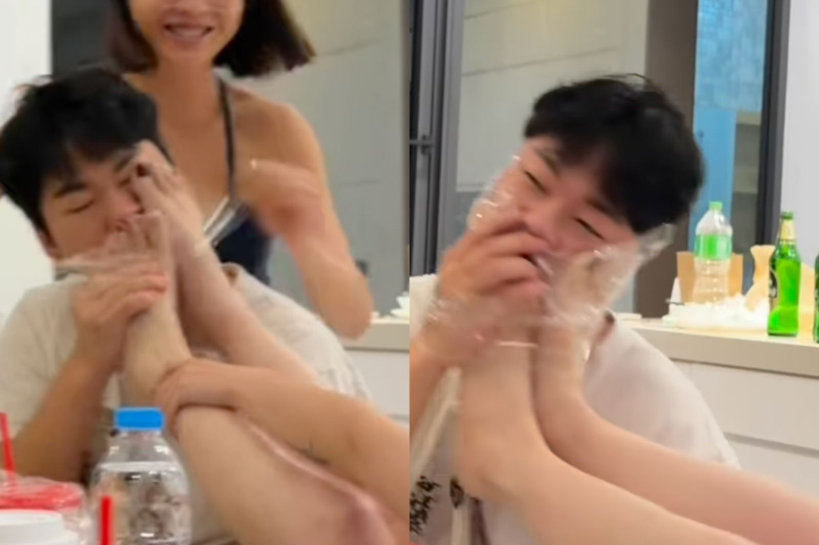 「寵妻網紅」當眾吃女友人腳趾!影片遭炎上...老婆出面道歉再被轟