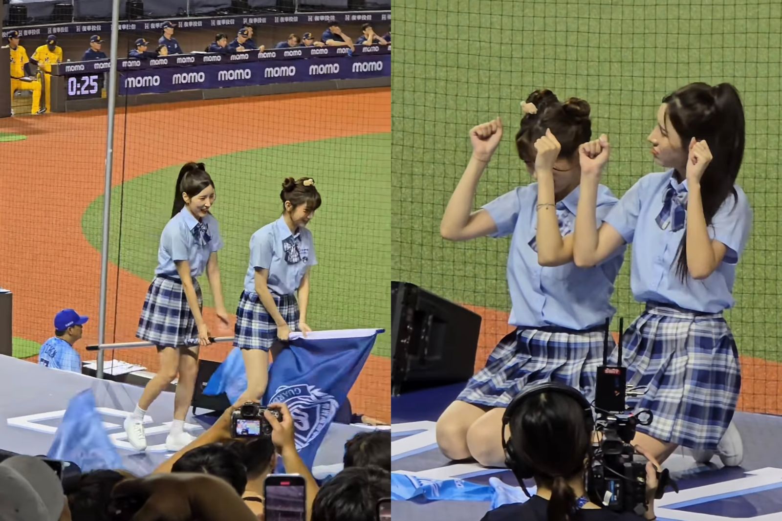 李珠珢、南珉貞「騎隊旗」犯大忌　場邊下跪發文致歉