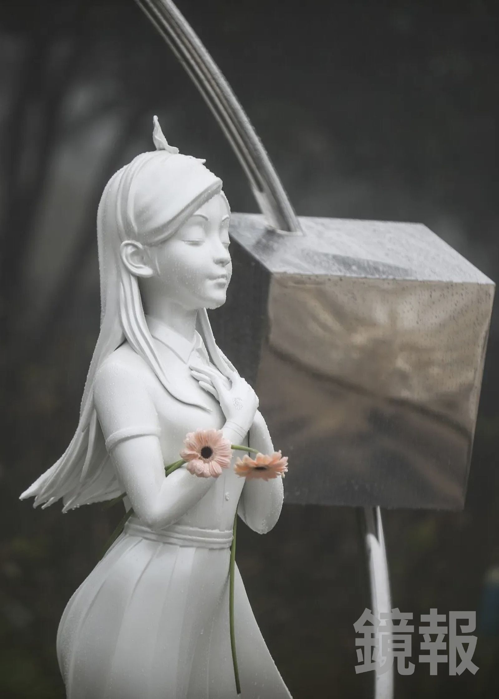 大S紀念雕像。鄒保祥攝