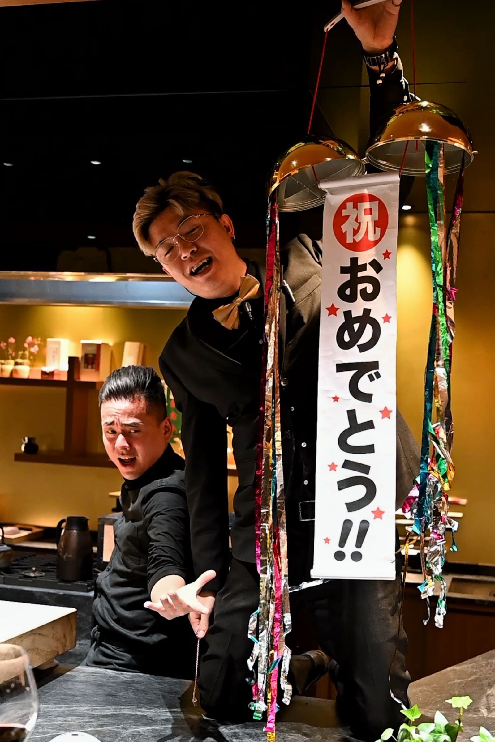 壽星客人還有special表演。