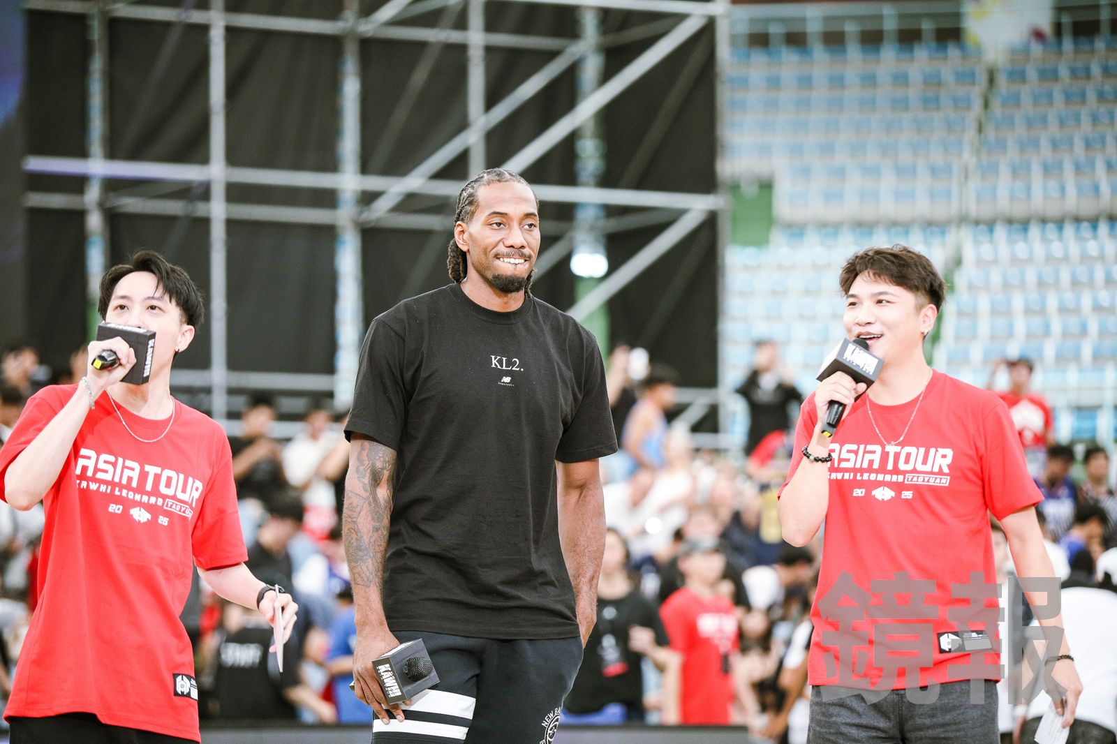 NBA/桃園巨蛋爆滿!「可愛」Kawhi 首度登台 Towns助陣 高錦瑋、林信寬現身分享感受