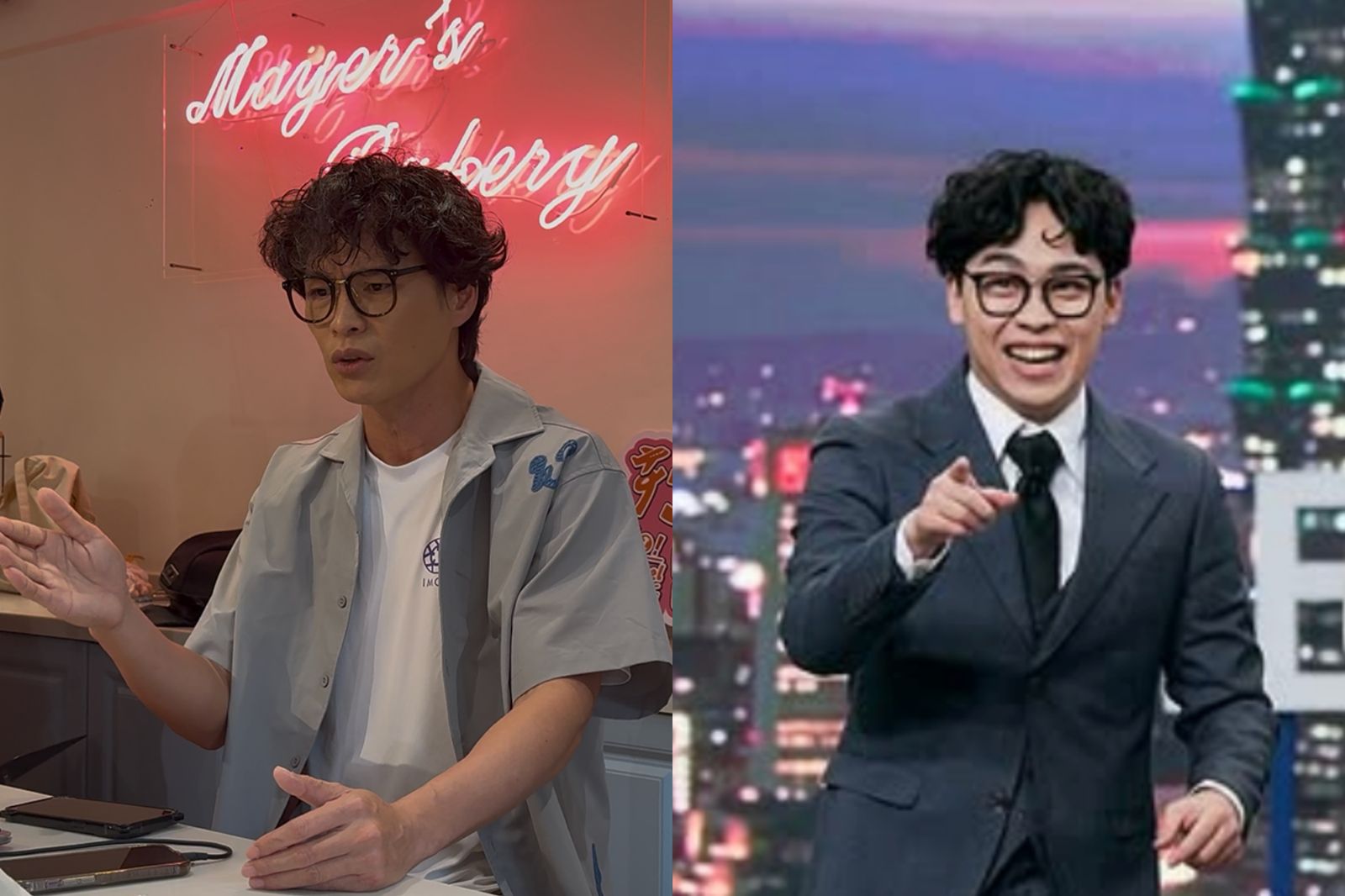 黃鐙輝「撞臉賀瓏」遭問爭議　正義喊道：這題問我就對了