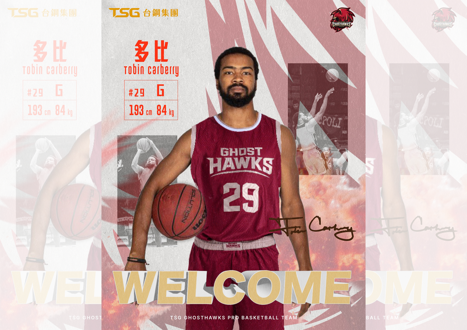 籃球／台鋼獵鷹簽下雙能衛多比　攜手柯納再出發