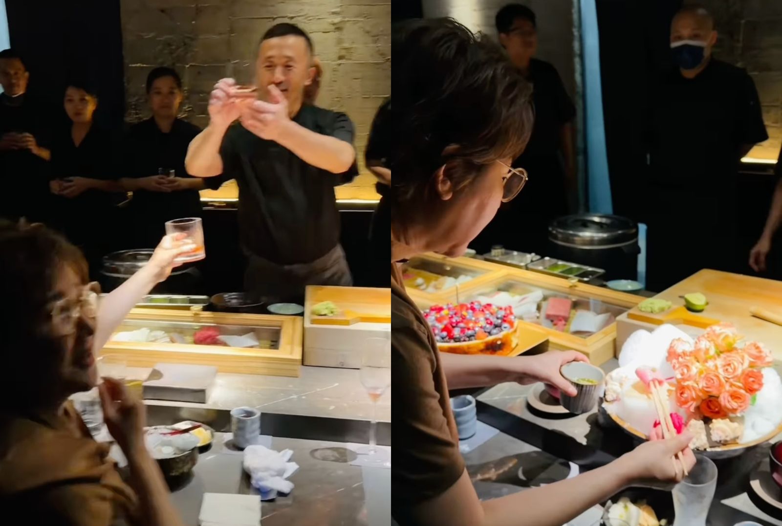 藍心湄開心慶生。翻攝IG@kwanterri