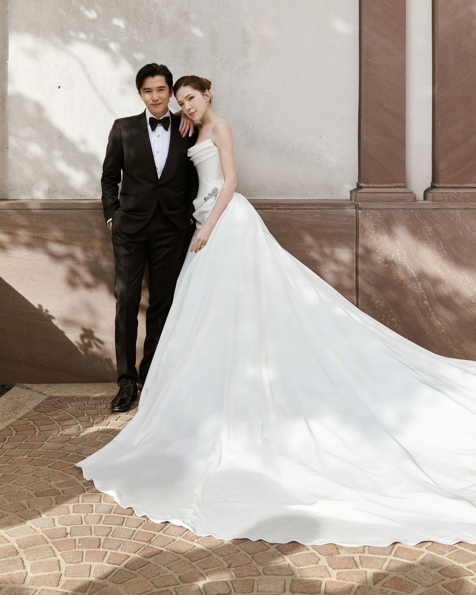 邱澤、許瑋甯婚紗充滿浪漫氣氛。夏朵創意行銷提供