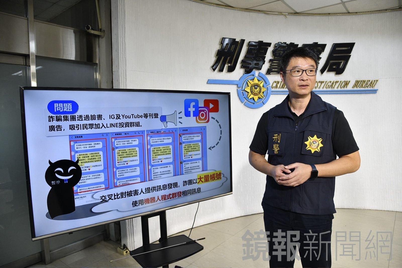 林建隆接任新竹縣警察局長。李智為攝