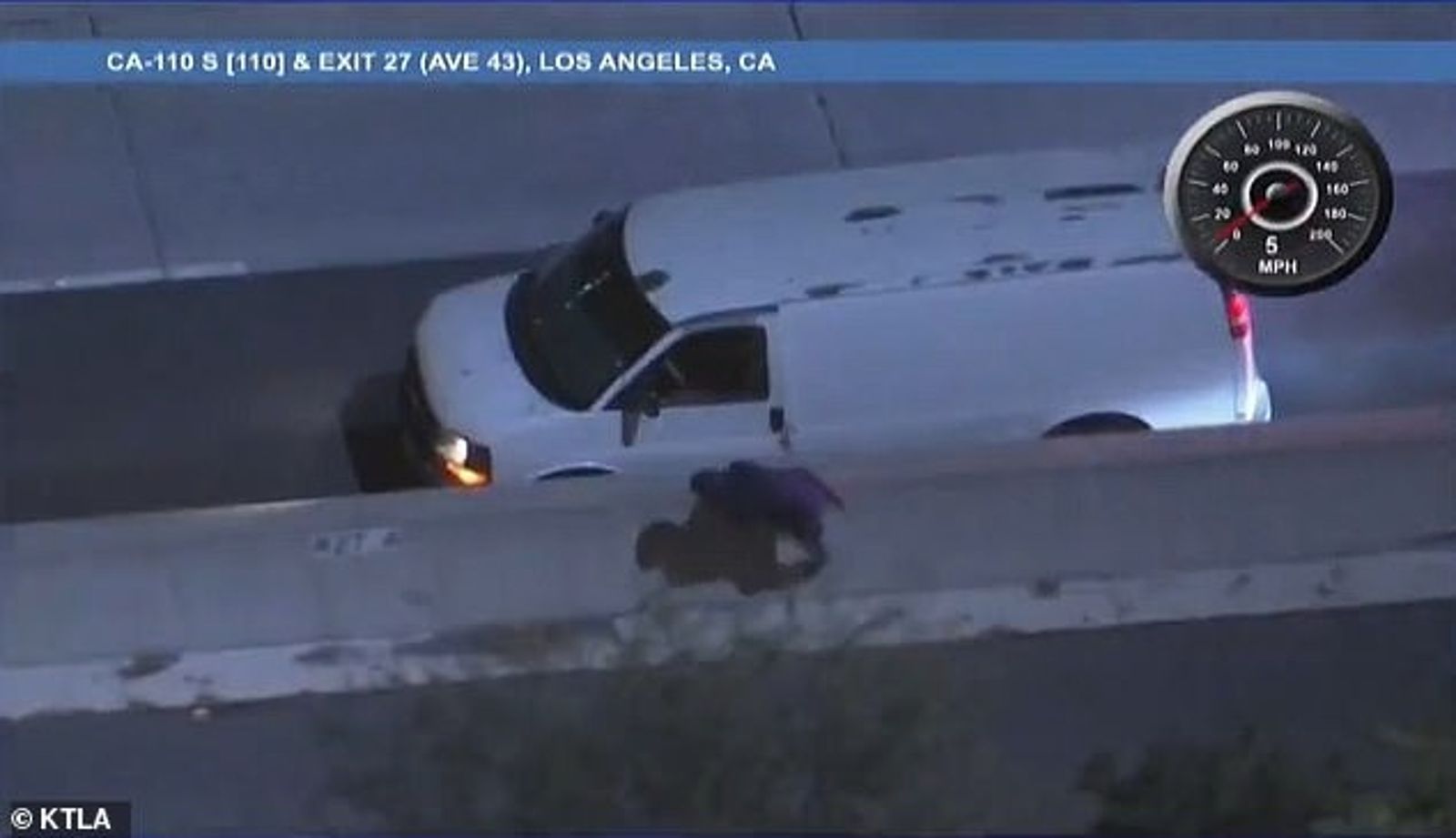 現世報!警匪追逐變死亡直播 逃犯跳車躲警反被高速撞死