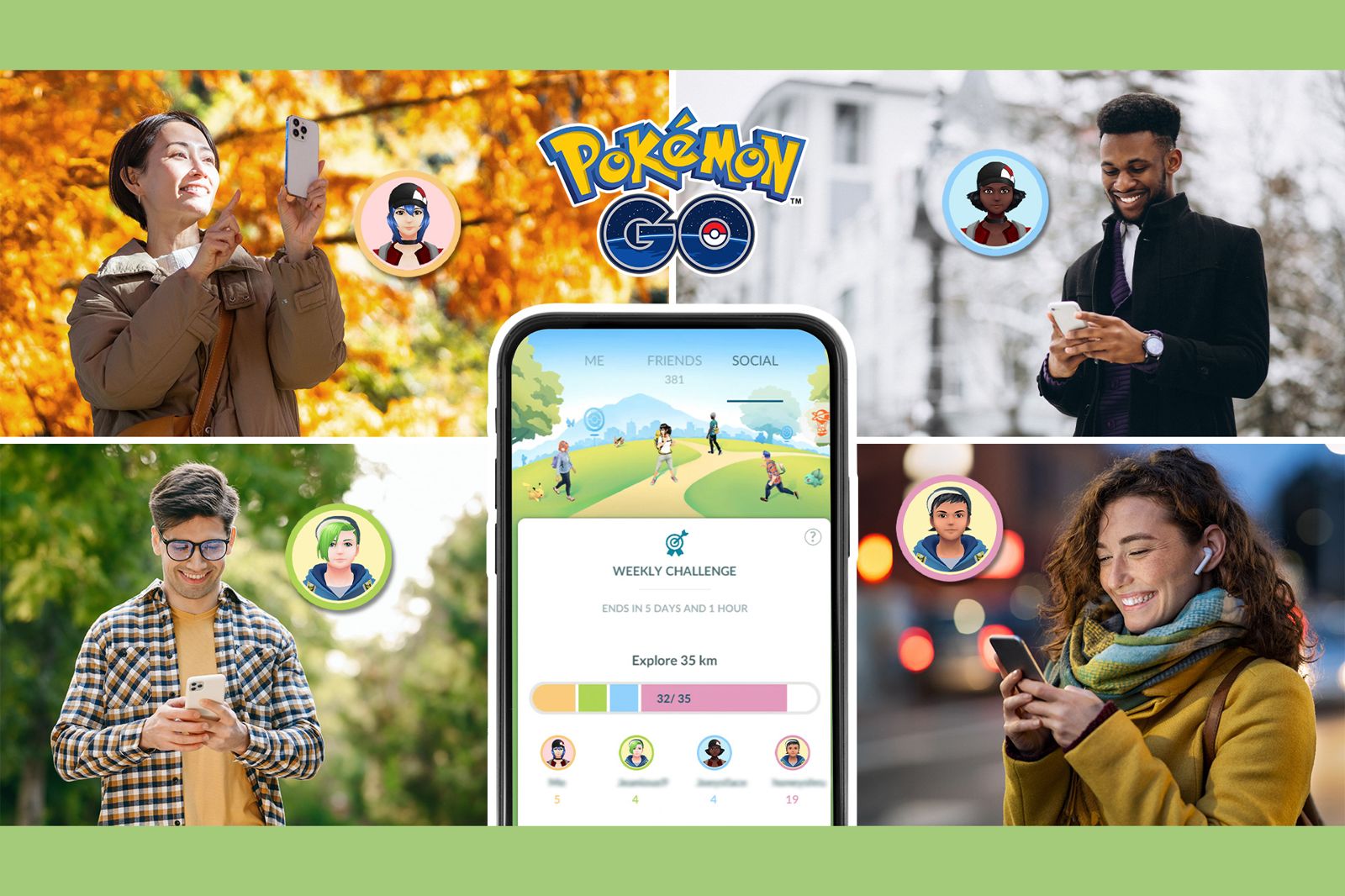 朋友揪起來!《Pokémon GO》新功能「週間大挑戰」 讓你輕鬆交朋友、賺獎勵