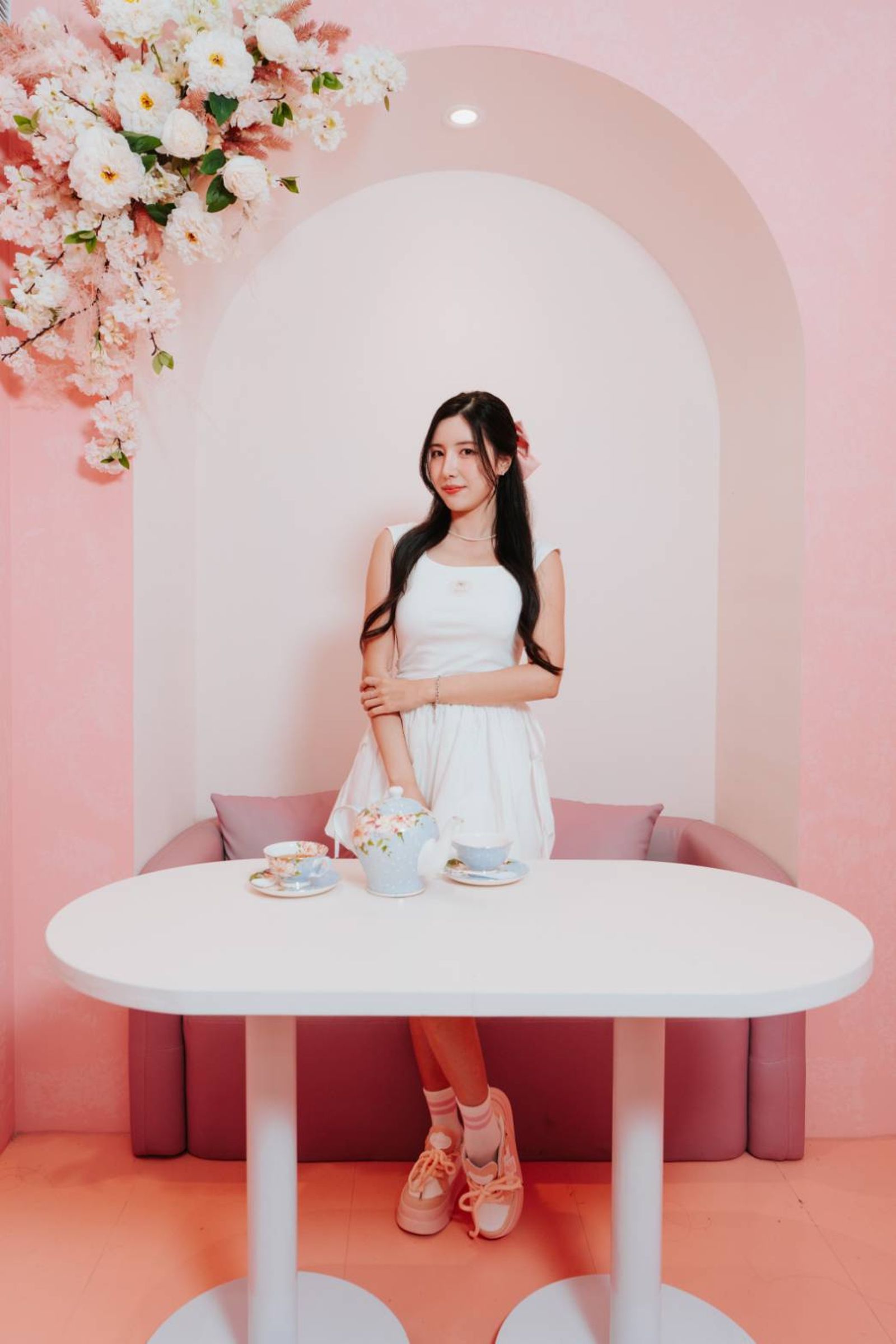 南珉貞熱愛吃甜食。Sylvie森林甜點提供