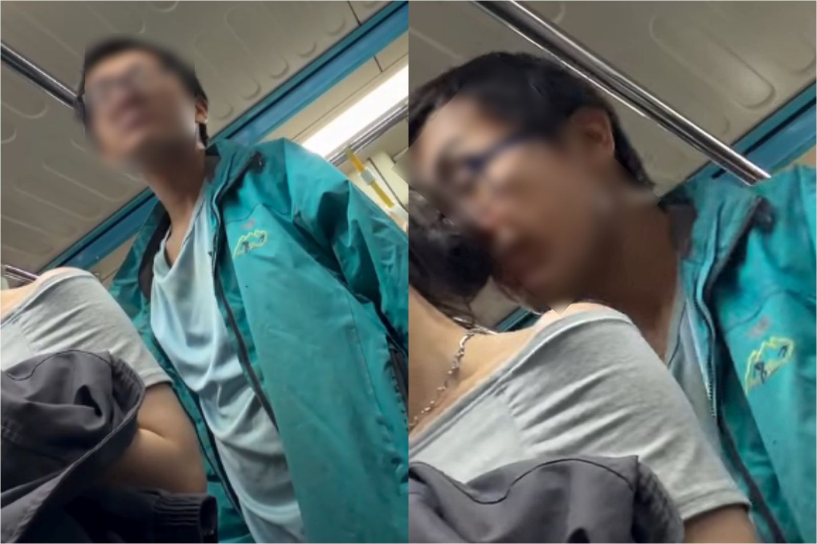 北捷噁男偷聞女乘客氣味!畫面曝光遭網抓「故意跌倒」:一臉爽樣還不滿足