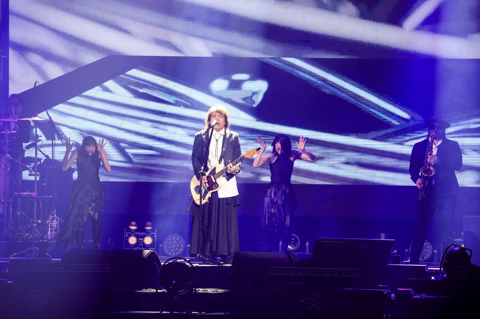 伍佰13日起在台北小巨蛋開唱。鄒保祥攝