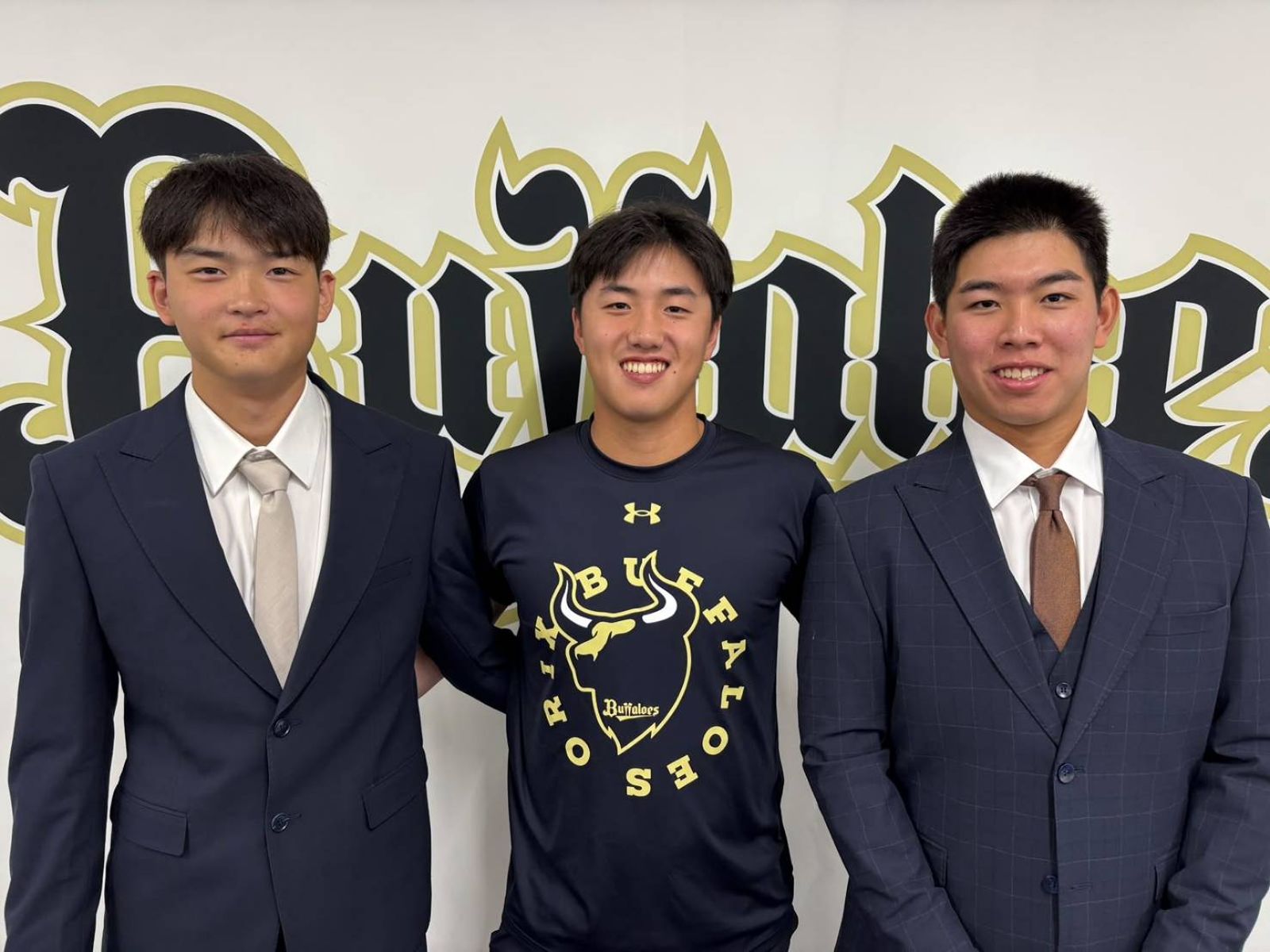 許宸緯、陳睦衡與張乙安。圖/歐力士猛牛球團提供