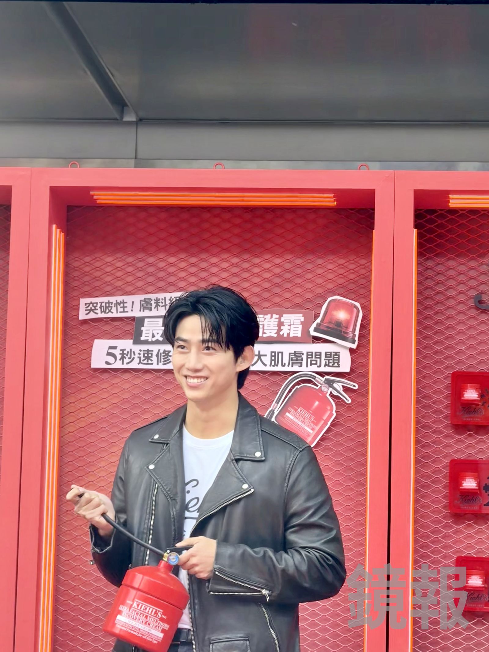 玉澤演今為保養品牌新品來台站台。林奕雯攝