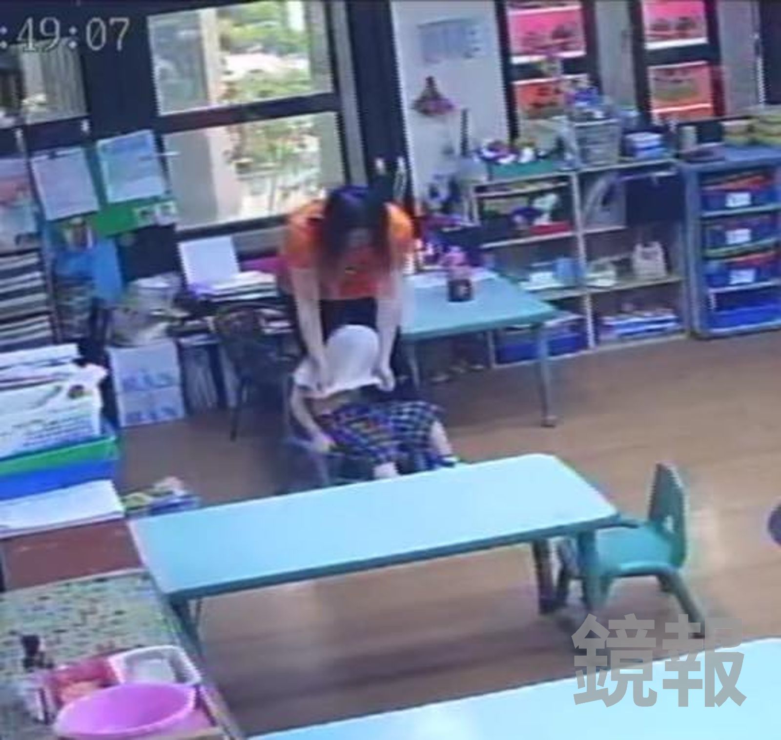 高市幼兒園職工不當對待幼童。翻攝市議員李雅慧臉書