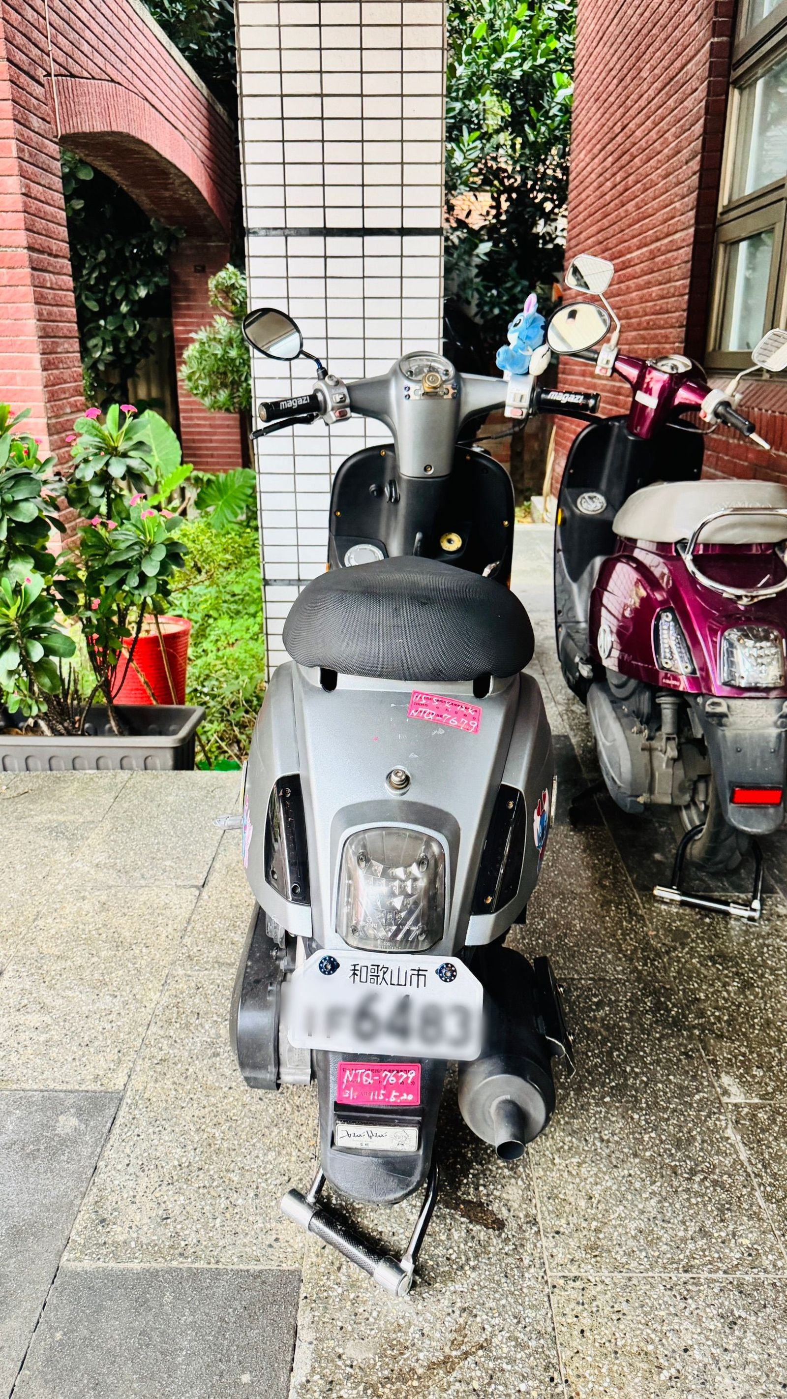 馬女的車牌是從蝦皮網購。翻攝畫面