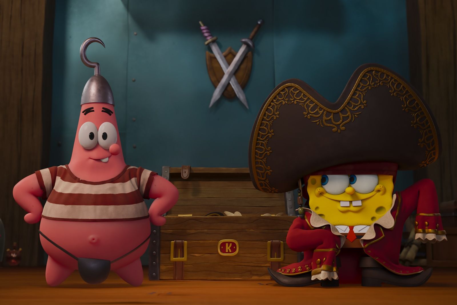 海綿寶寶想「轉大人」出事了！召喚出幽靈海盜　蟹老闆、章魚哥緊急救援