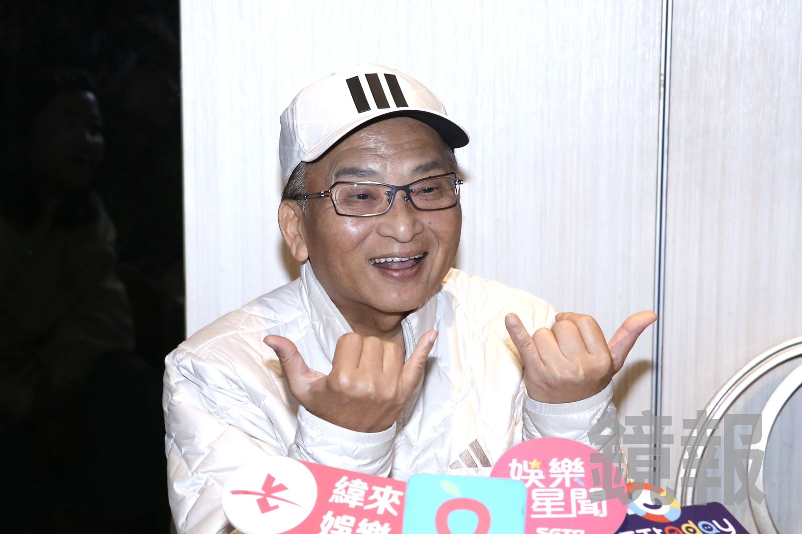 孔鏘老師透露健康近況。董孟航攝