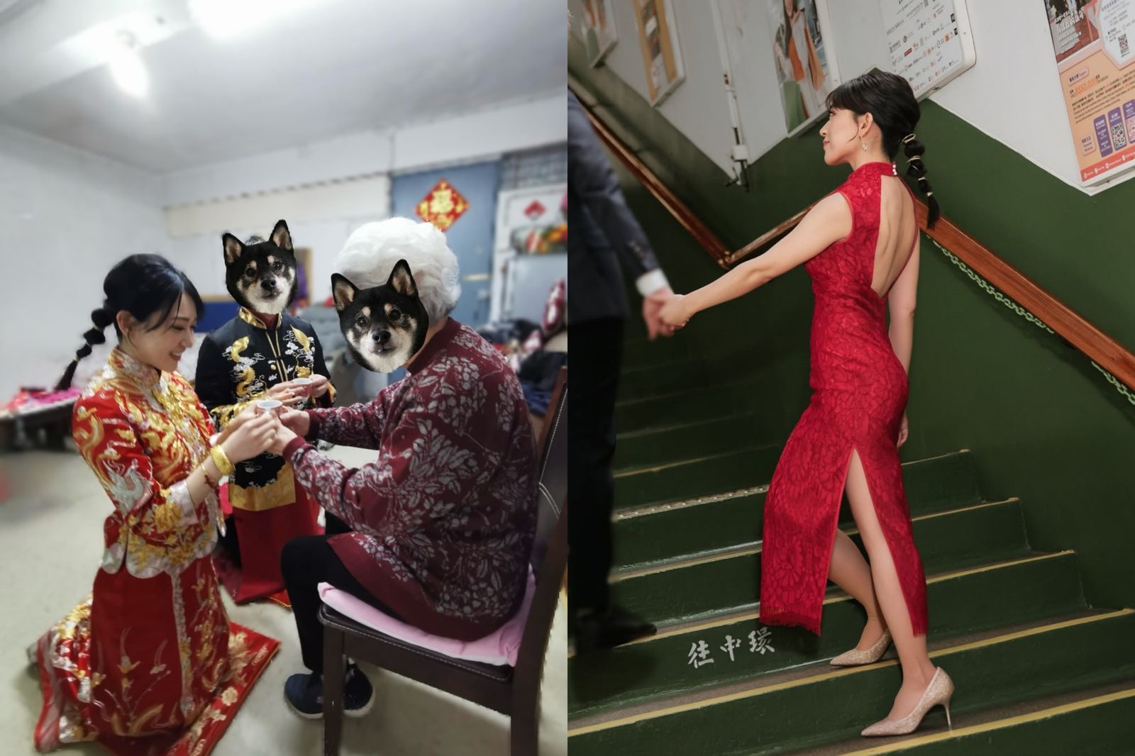 AKB48前成員內田真由美嫁給香港人,向婆家長輩跪地敬茶。圖/翻攝自IG@mayumi_mmm
