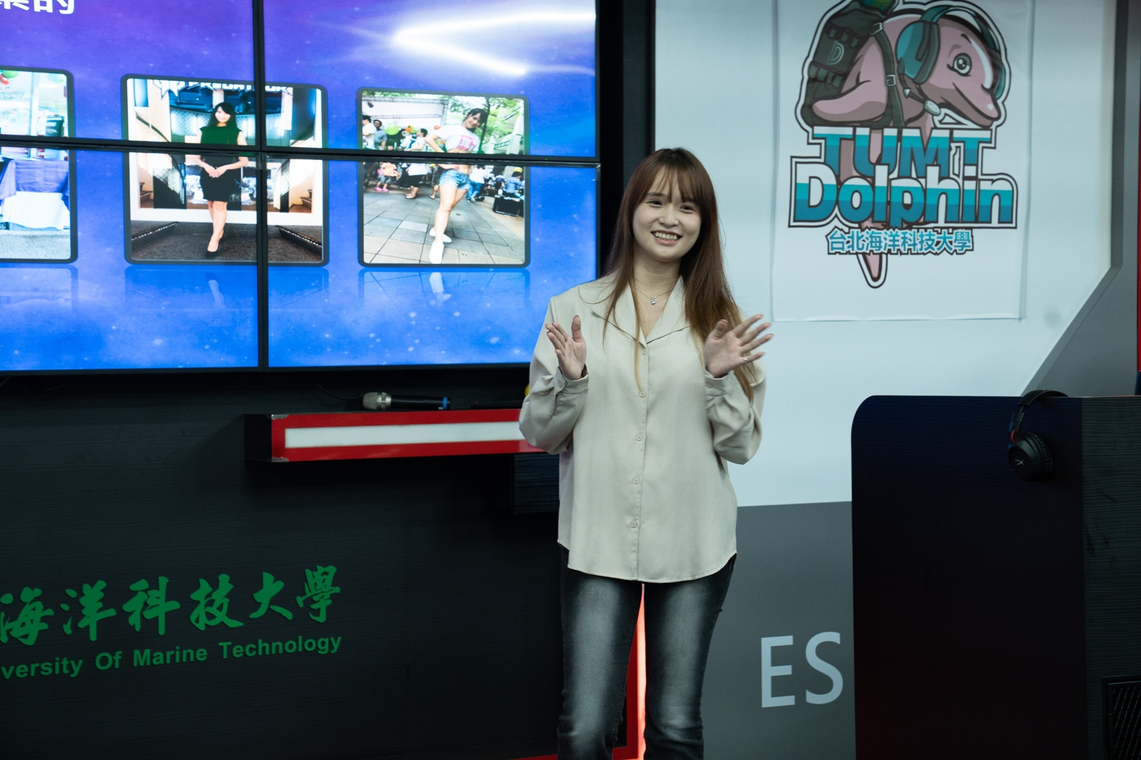 直播主牛牛承認這麼紅收入「最低的話可能連一萬都達不到」。台北海大提供