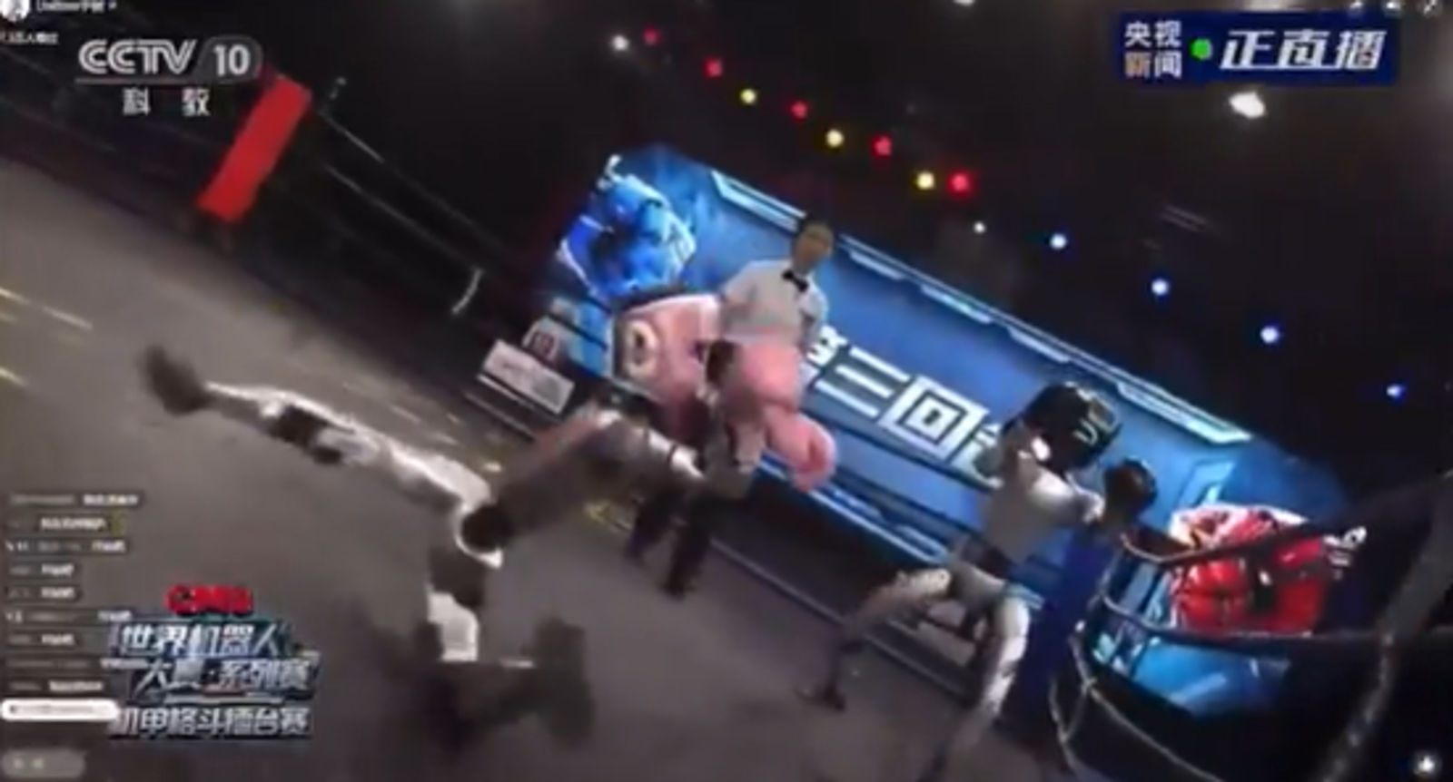 厲害了中國！世界首場機器人格鬥賽開打　震撼影片曝光