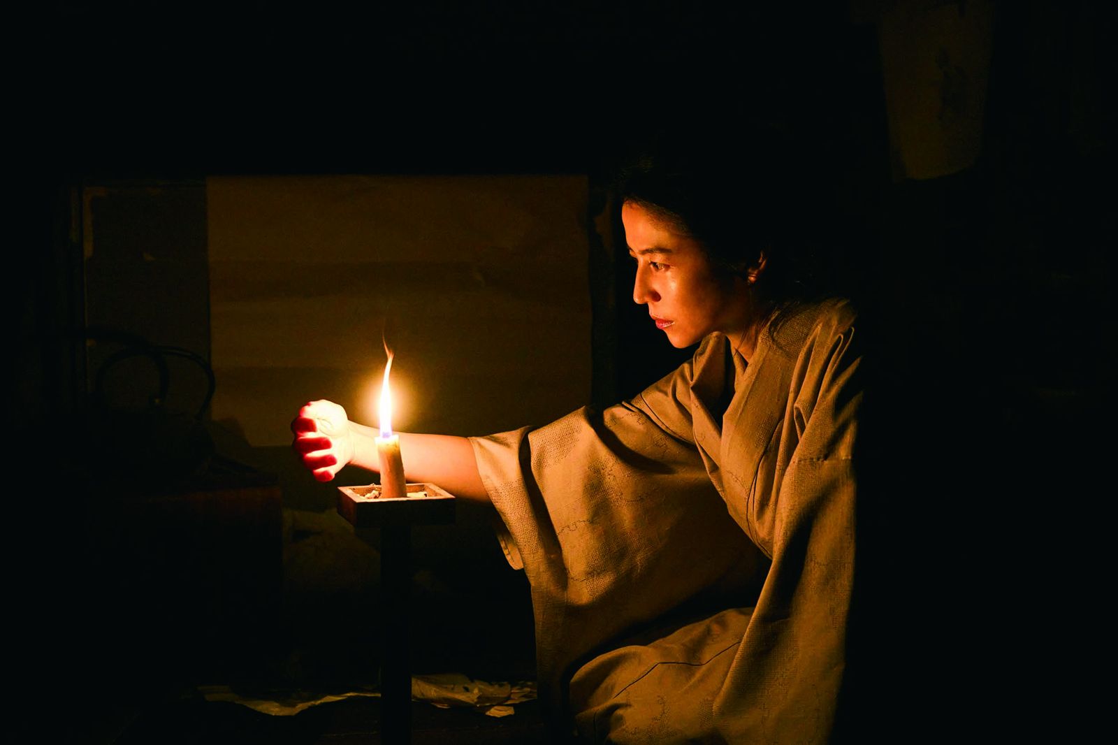 長澤雅美為電影苦學江戶時代的繪畫知識。天馬行空提供