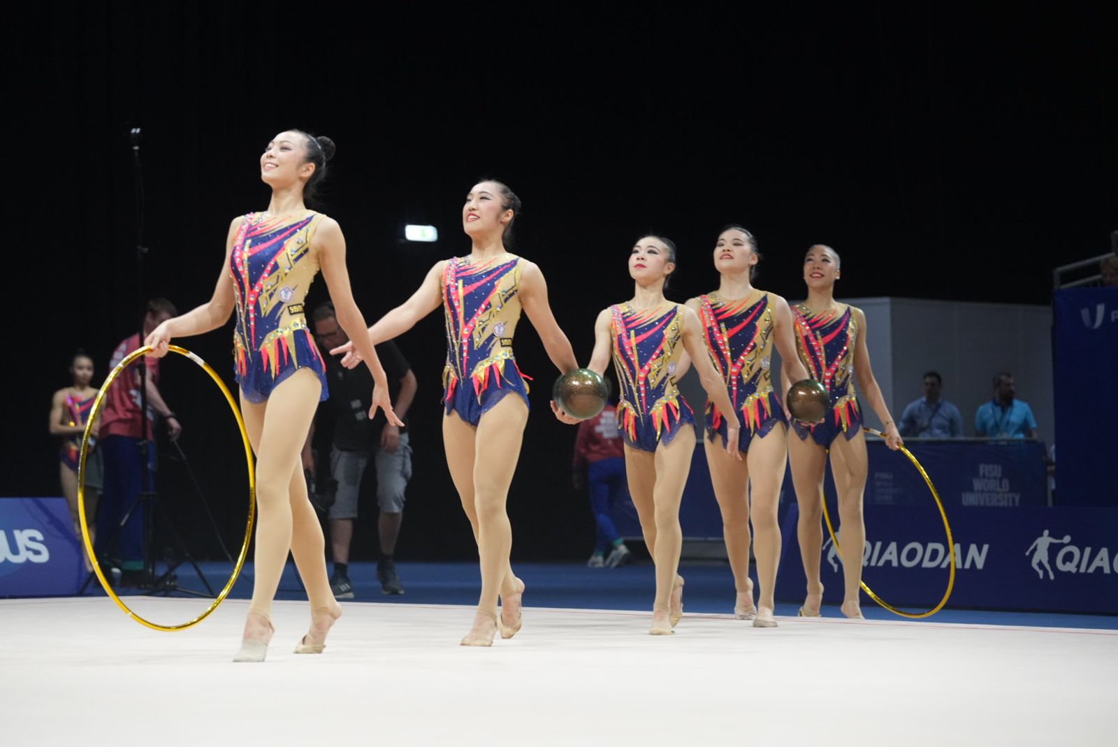 世大運／團體5帶失手不氣餒　台灣女將3球2環奪銅續寫佳績