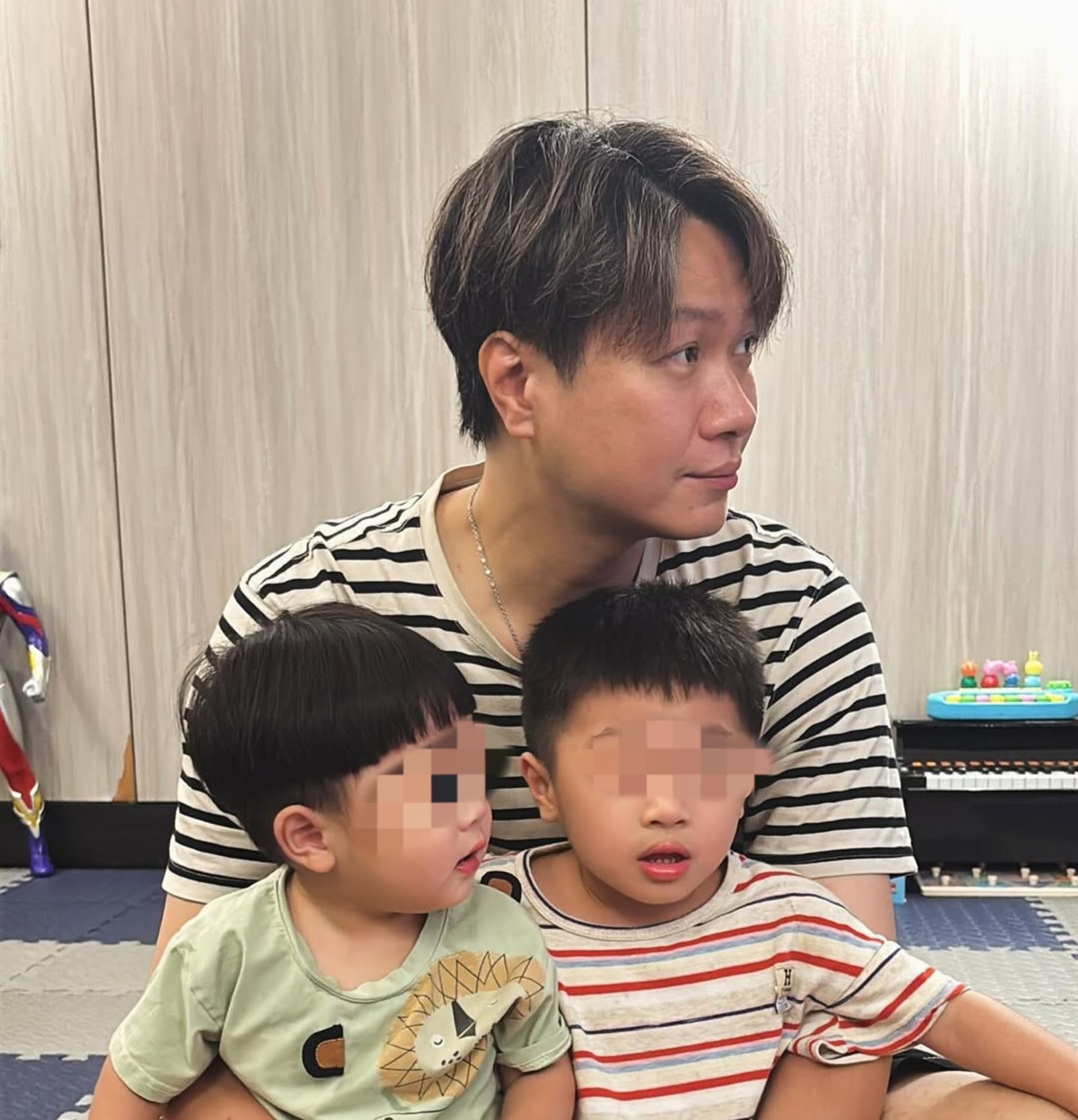 黃少谷和老婆育有2個寶貝兒子。翻攝shao_ku_huang IG