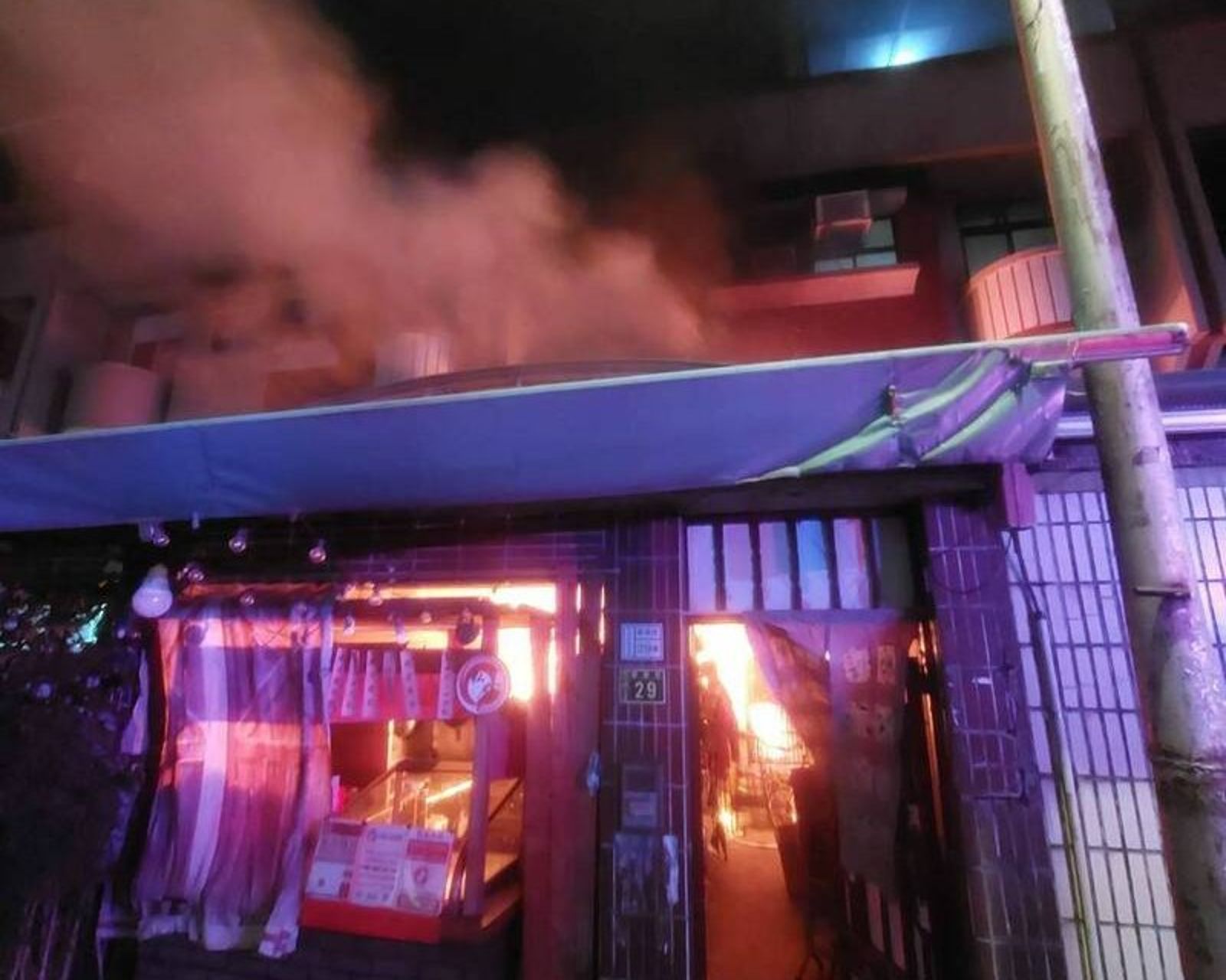 台中民宅賣瓜仔肉飯　凌晨一把火將攤位燒個精光