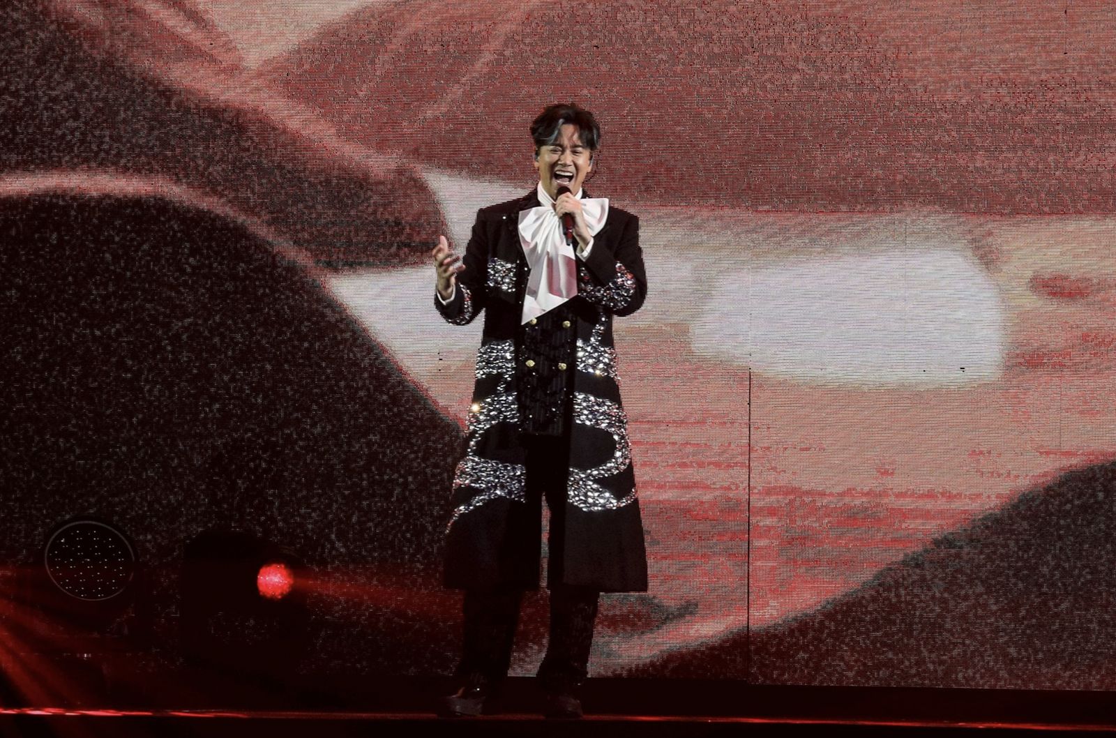 李聖傑26日首度在小巨蛋舉辦演唱會。鄒保祥攝