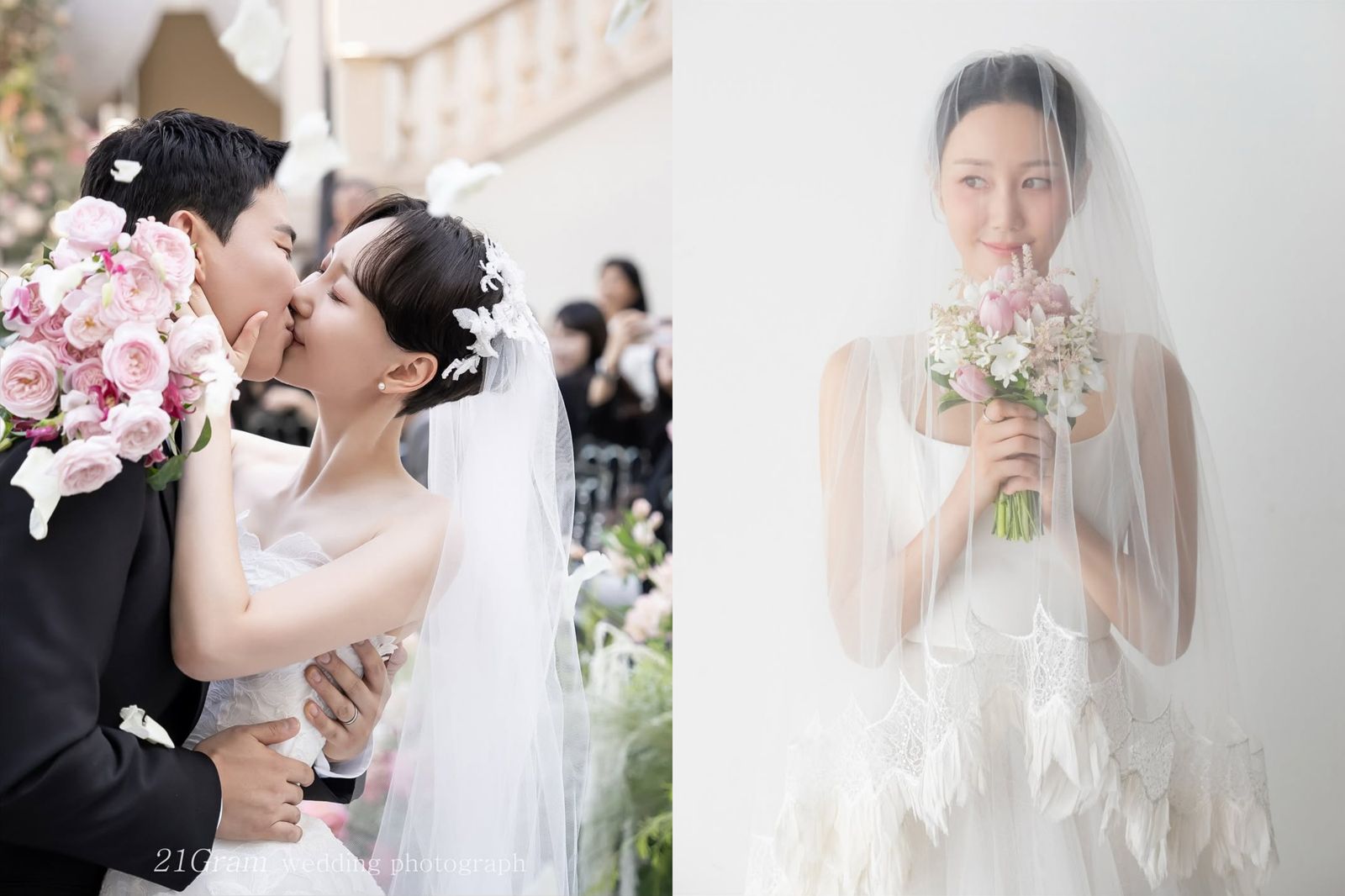 李裕英不藏了！熬過演員前男友車禍死別　曬夢幻婚禮照加碼曝老公真容