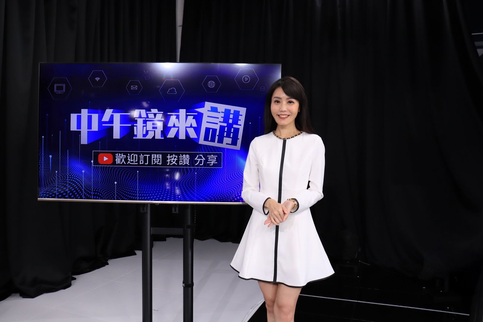 陳園淳前一天壓力大到膀胱炎。鏡電視提供