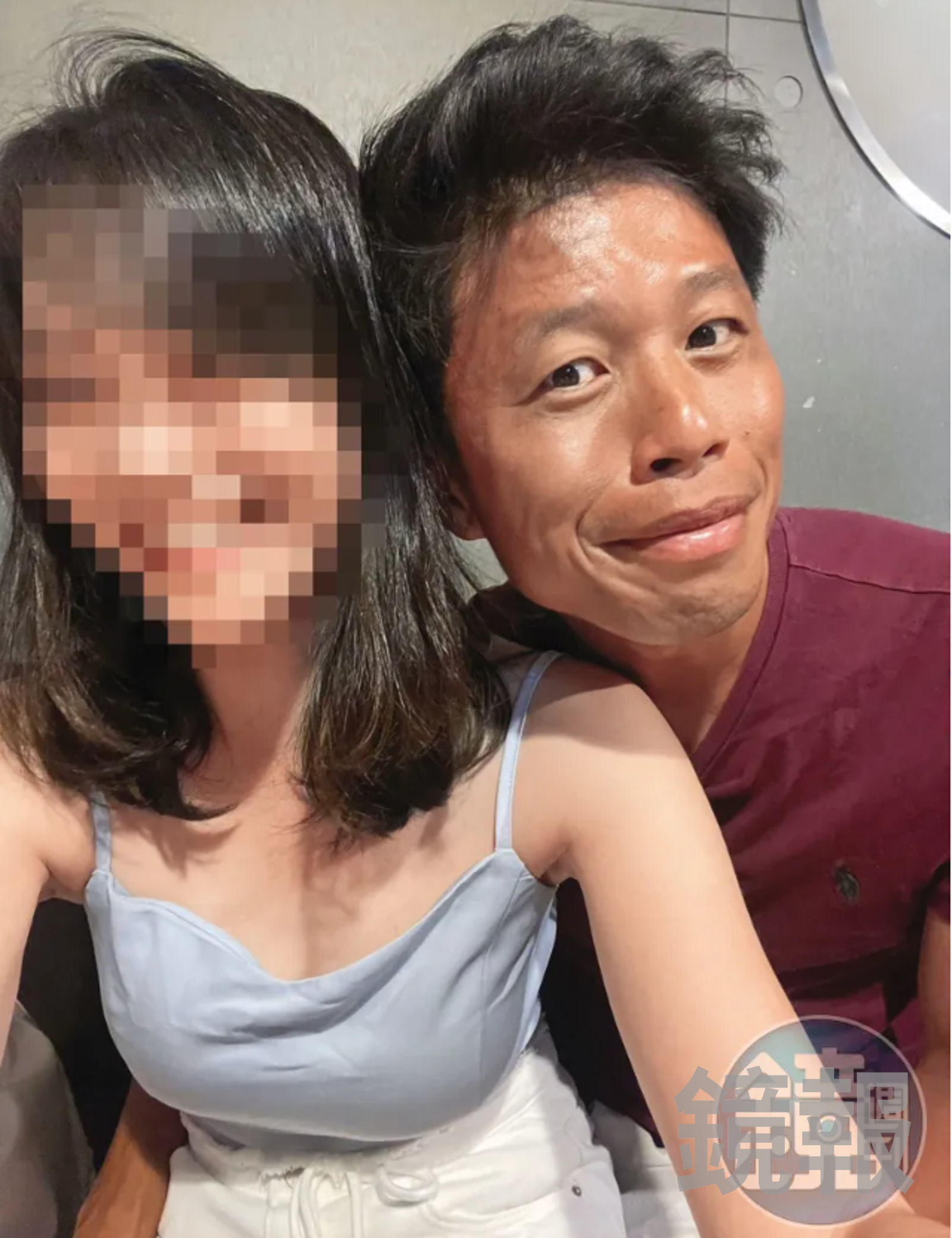 前女友Ａ小姐（左）出面指控，謝政瀛（右）分手後以小帳號羞辱抹黃她。鏡週刊